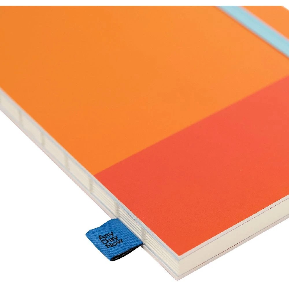 5 Any Day Now Bound Brights A5 Ruled Notebook Orange and Red, 5 of 5