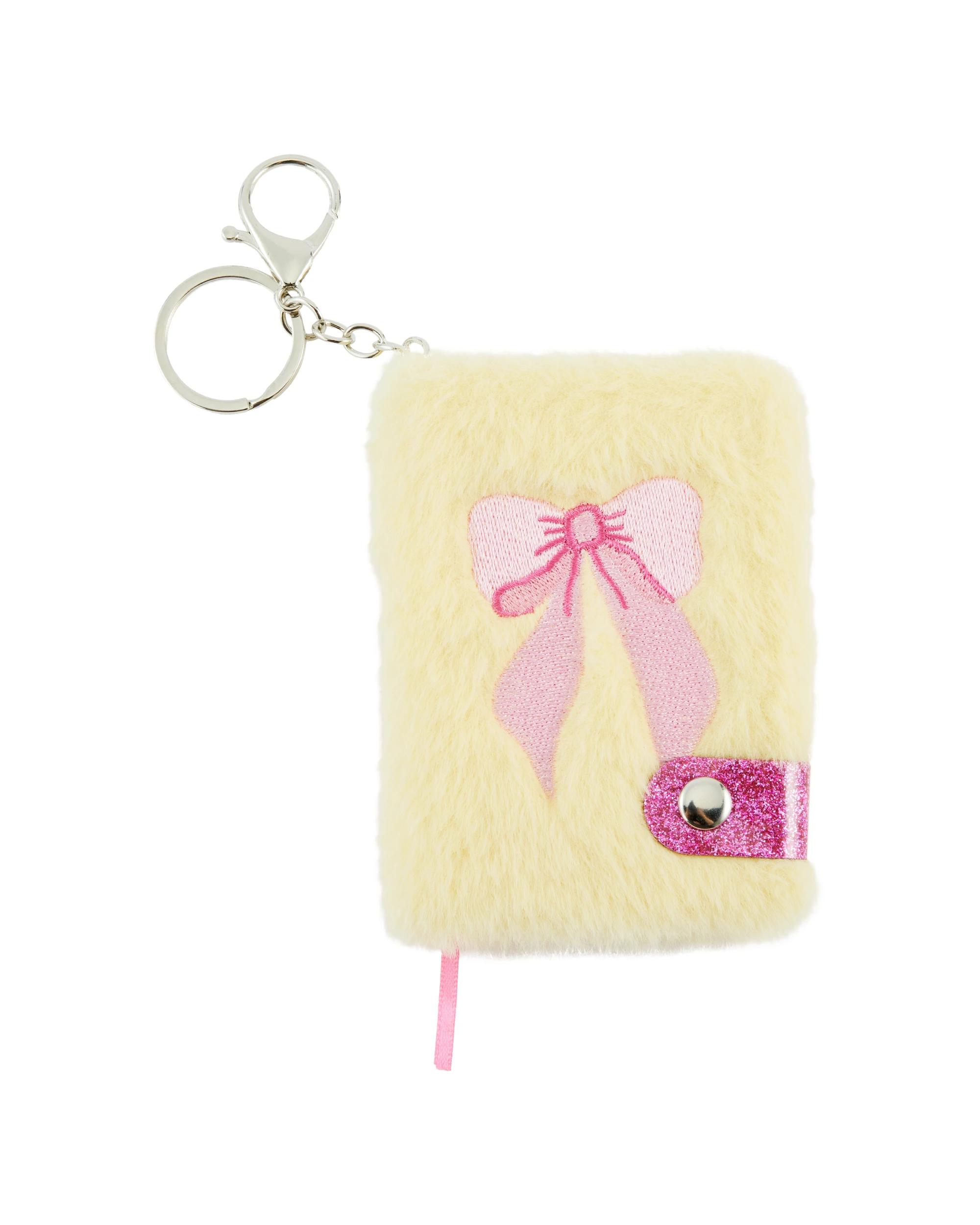 1 Fluffy Book Charm Keyring - Yellow Yellow, 1 of 5