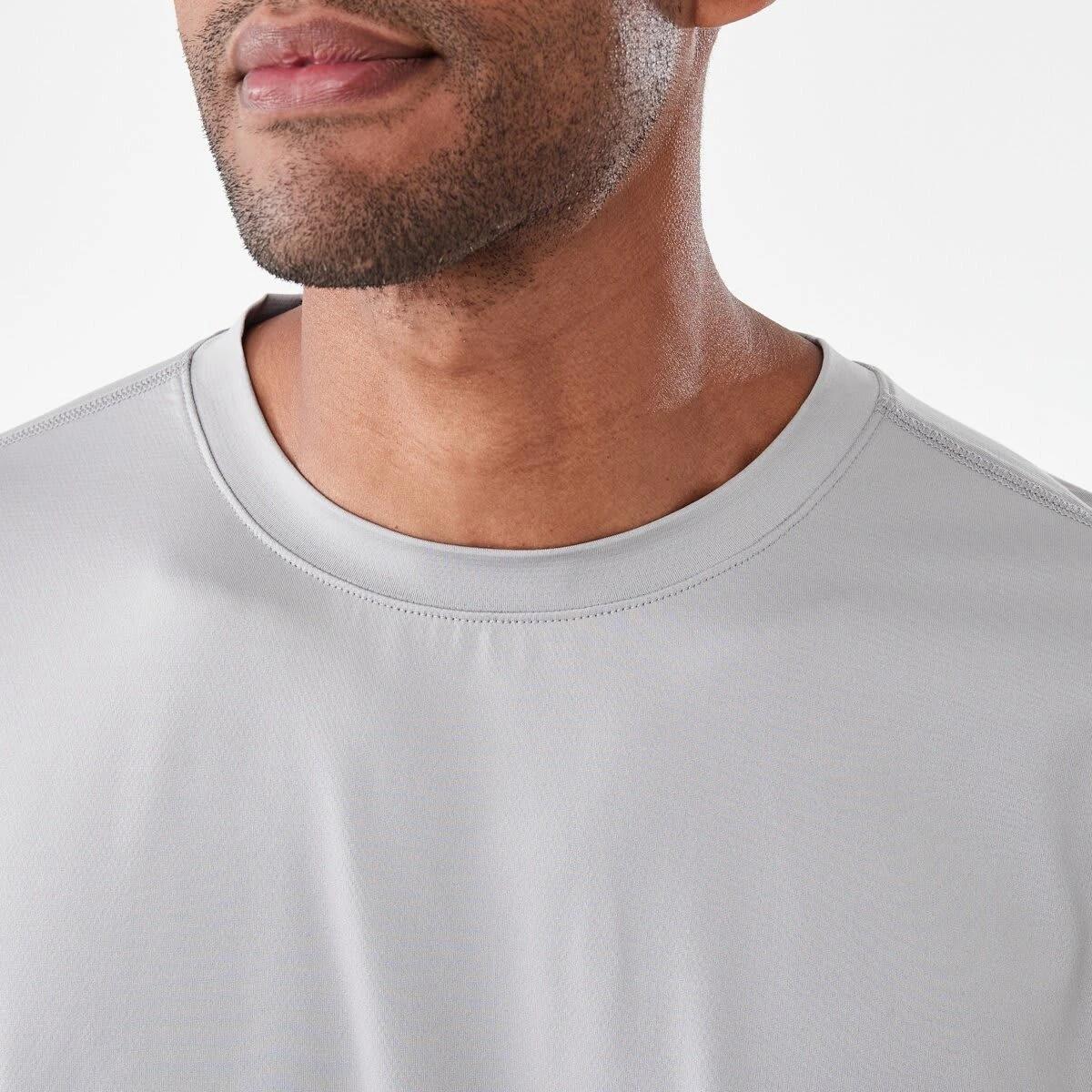 5 Active Mens Boxy Performance T-shirt Alloy, 5 of 6