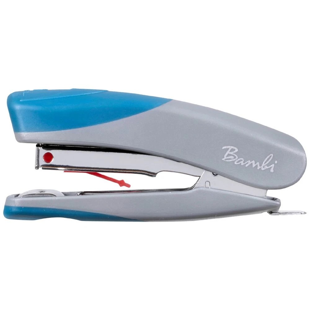 2 Rexel Bambi Mini Stapler Grey/Blue, 2 of 4