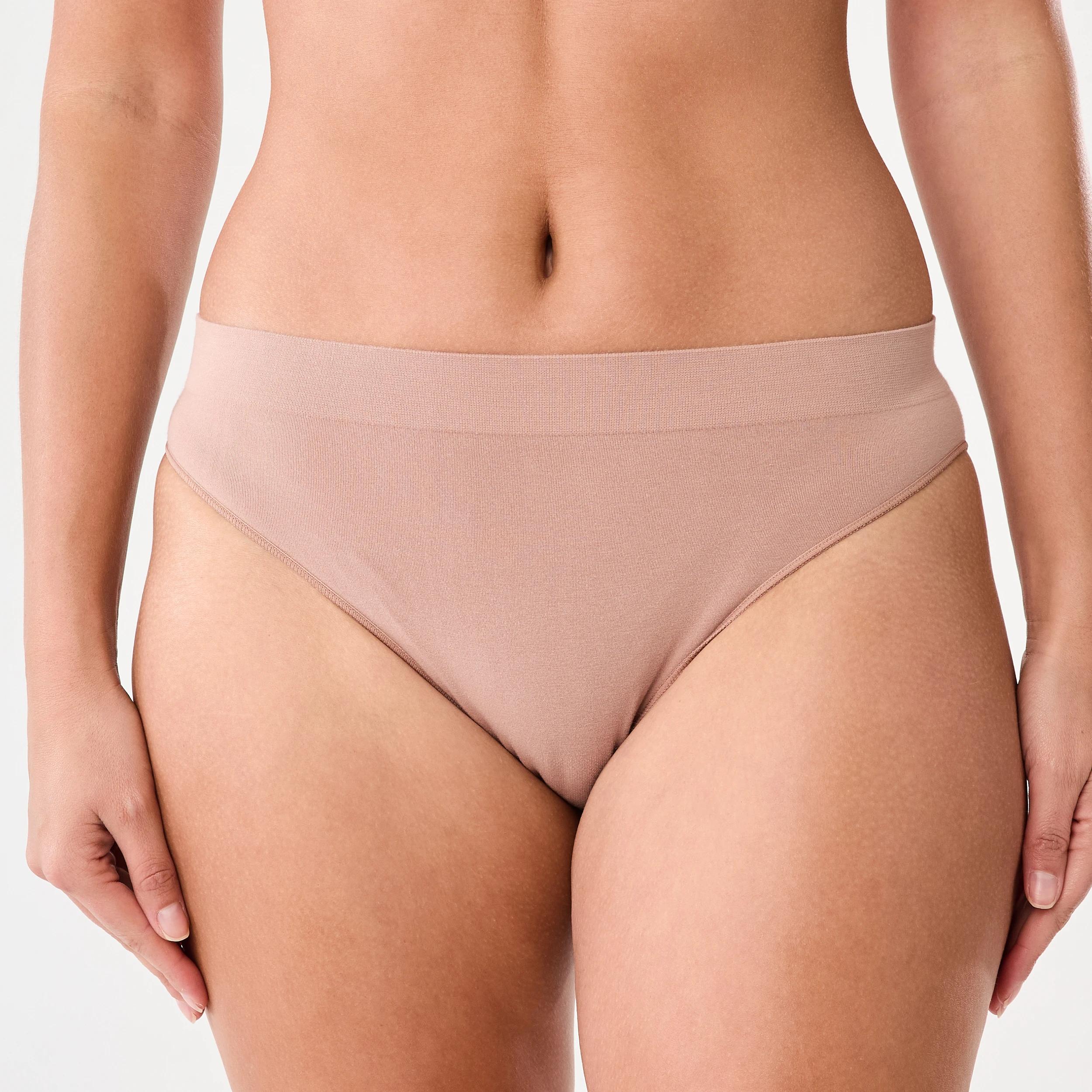 5 3 Pack Seamfree Cotton Bikini Briefs BALLERINA, SACHET PINK, SOFT CLAY, 5 of 8