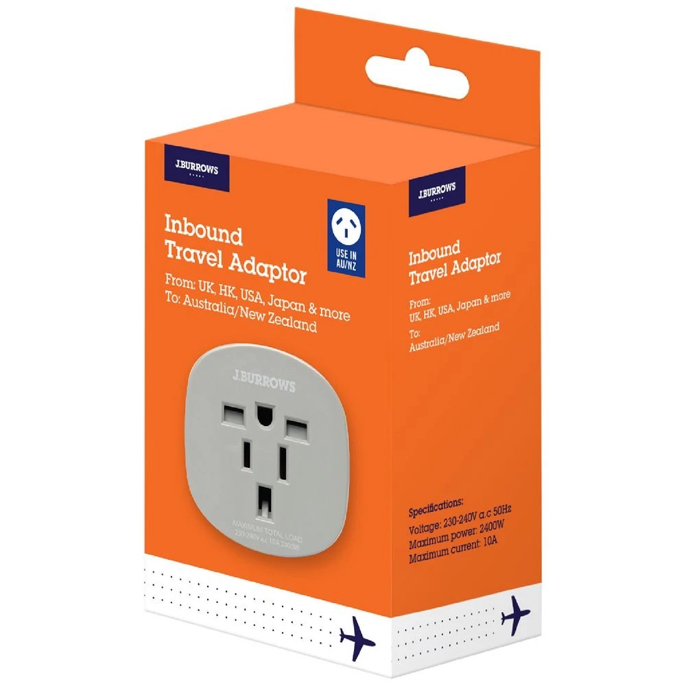 2 J.Burrows Inbound Universal Travel Adaptor, 2 of 5