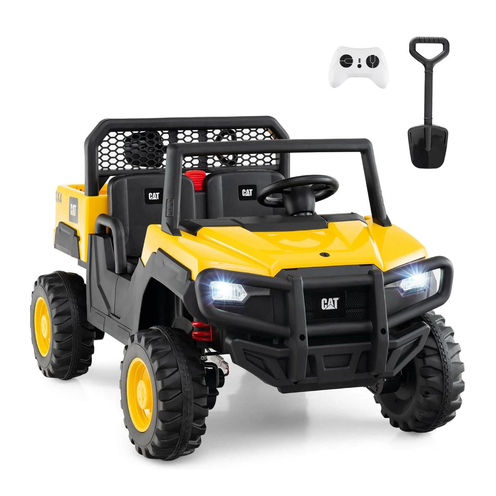 1 Costway 2-Seat Electric Caterpillar Ride On Car Dump Truck, 1 of 5