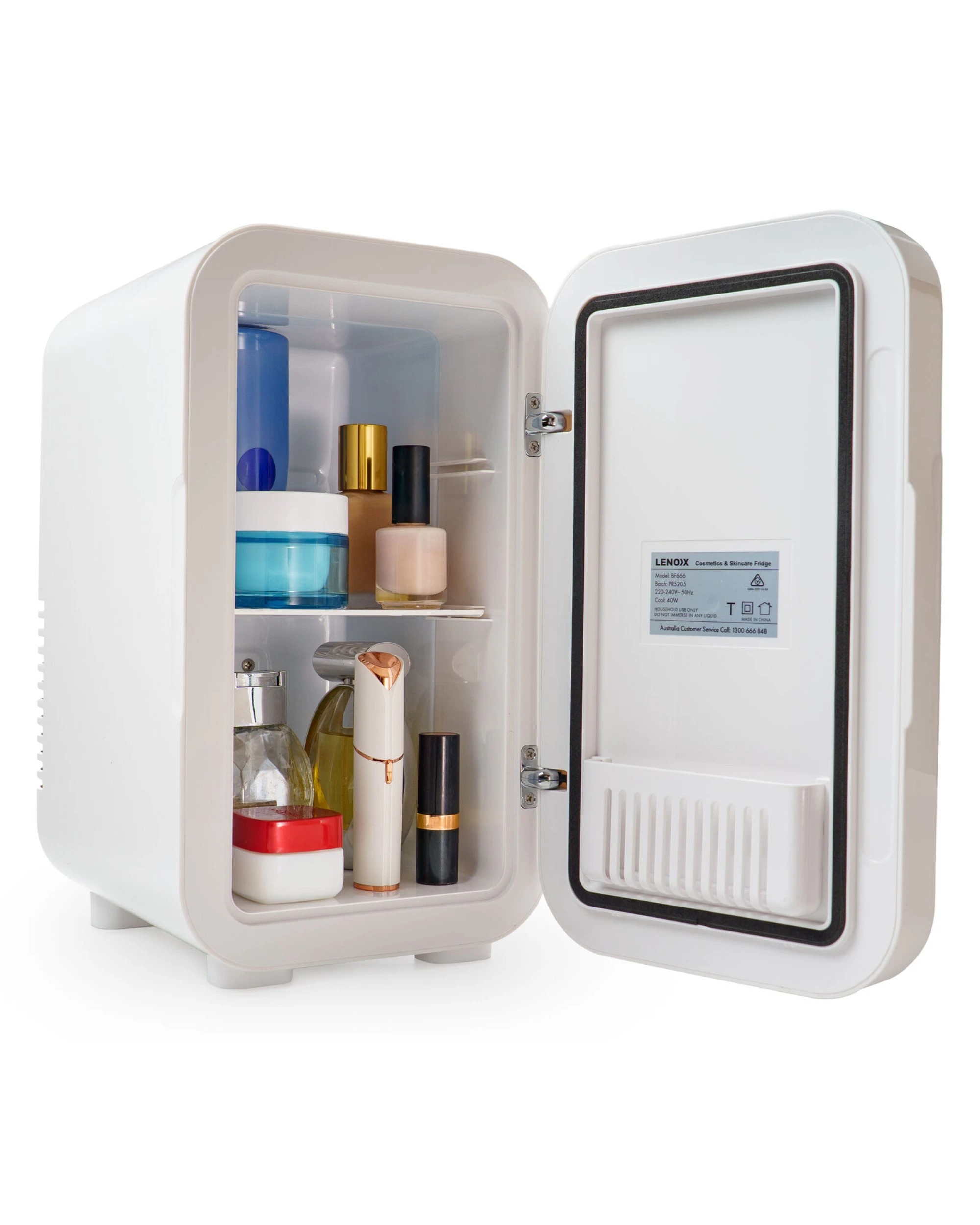 3 Lenoxx 6L Touch Operated Beauty, Cosmetics & Skincare Fridge, 3 of 10