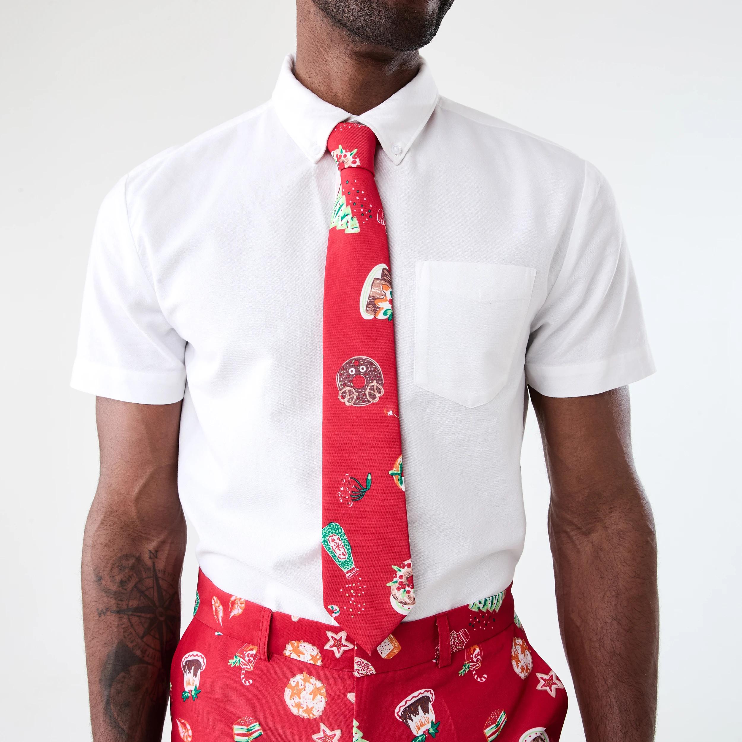 2 Christmas Tie Red Xmas, 2 of 5