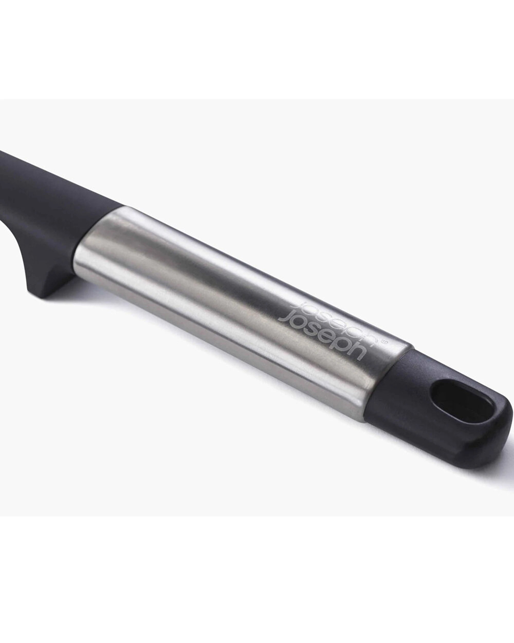 6 Joseph Joseph Elevate Silicone Steel Solid Spoon 31cm 2PK Elevate Technology - Black, 6 of 7