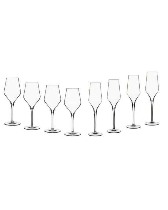 Luigi Bormioli Supremo 350ml Chardonnay Glass and 240ml Champagne Flutes - Clear