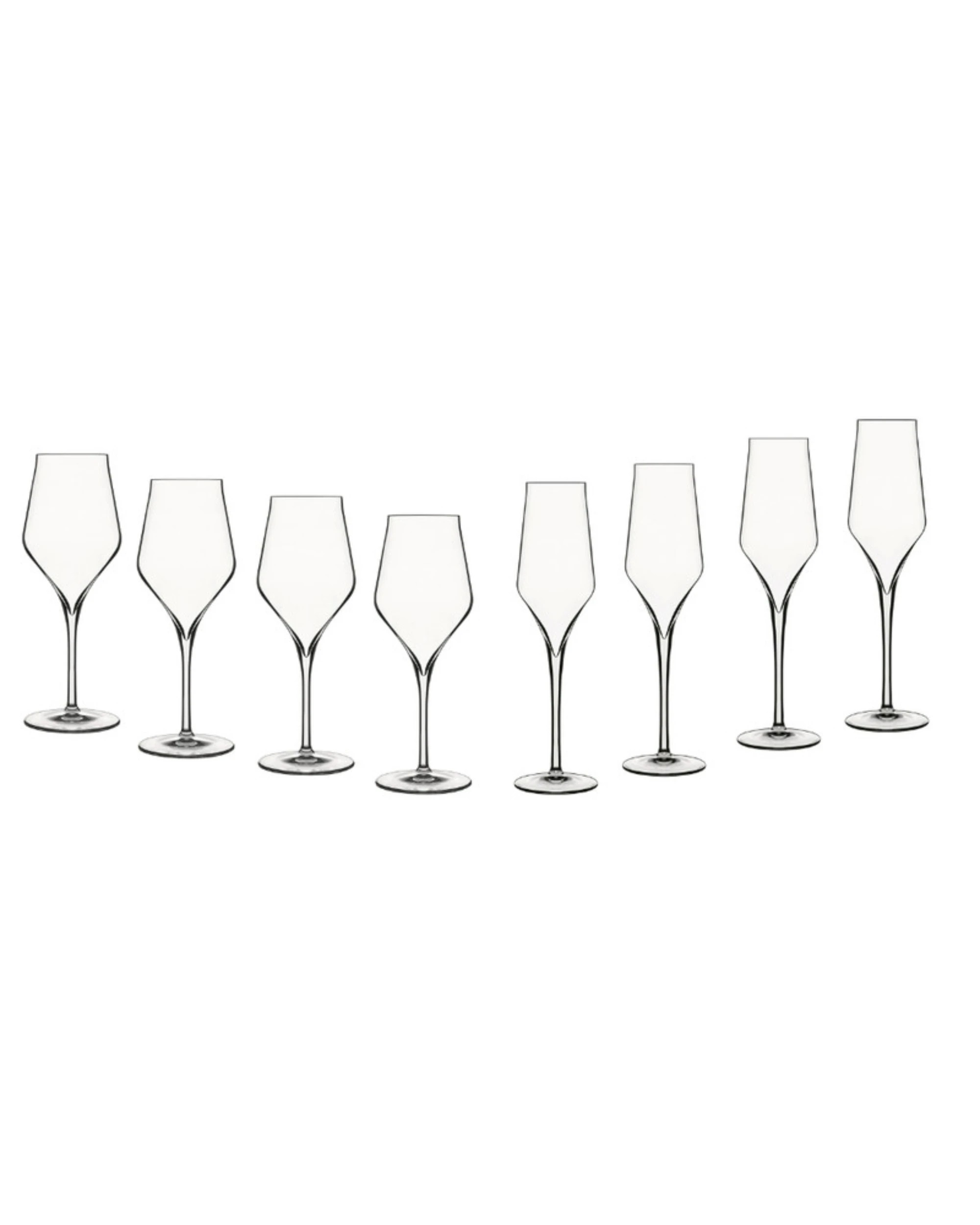 1 Luigi Bormioli Supremo 350ml Chardonnay Glass and 240ml Champagne Flutes - Clear, 1 of 1