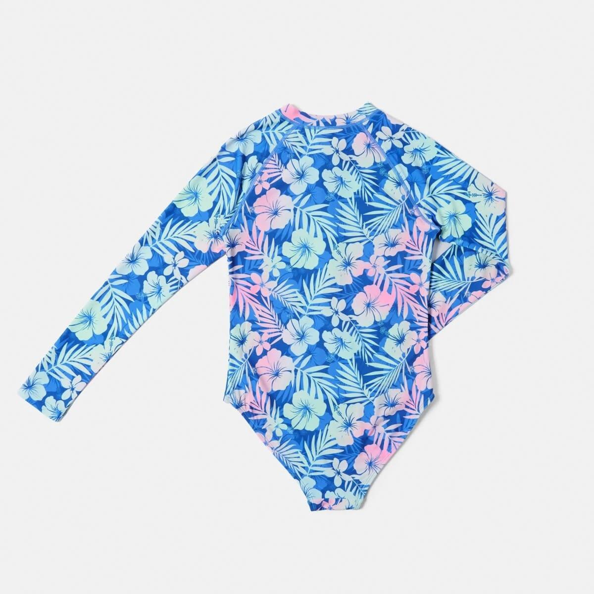 6 Long Sleeve Swimsuit OMBRE TROPICAL LUSH MULTI, 6 of 7