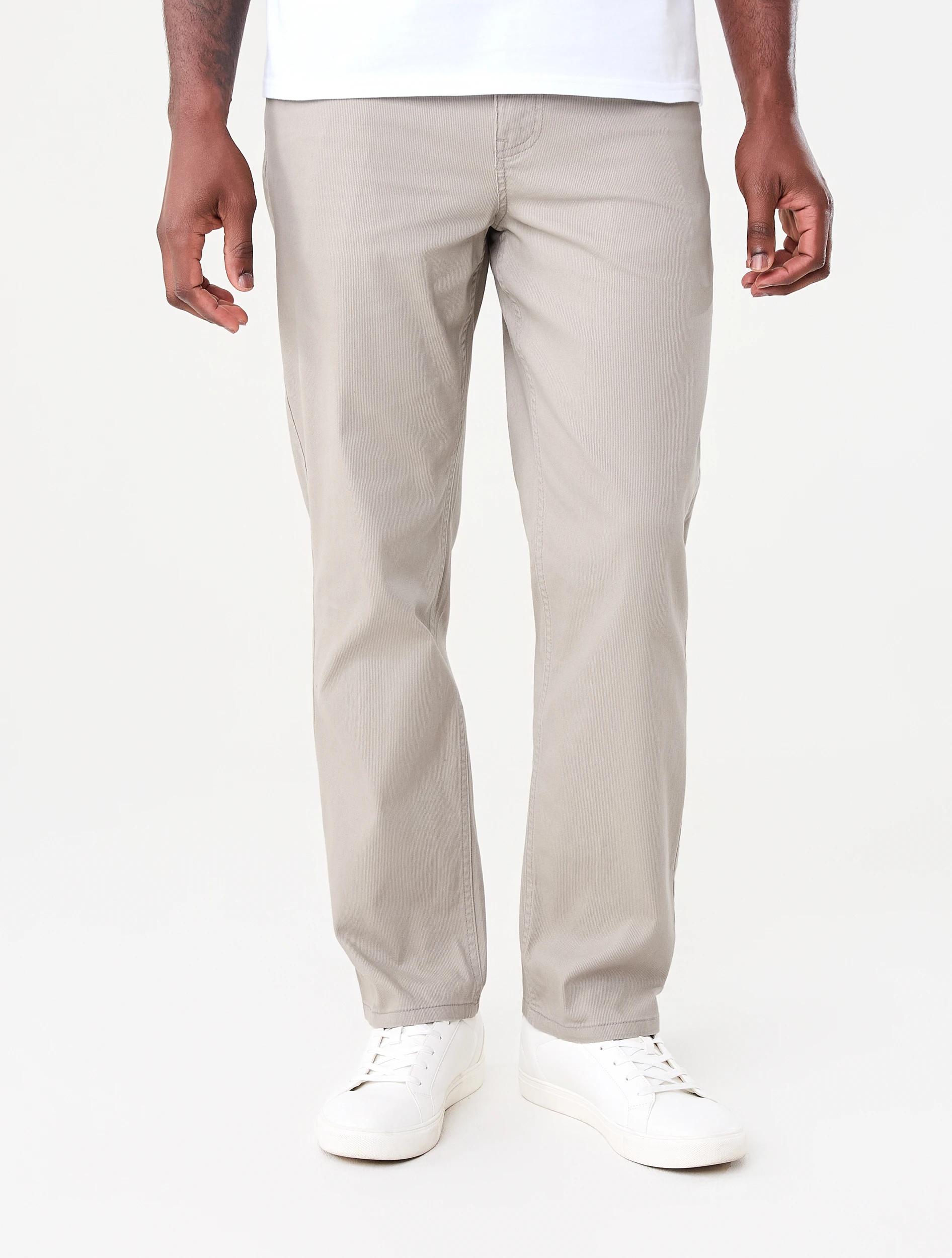 1 Straight Textured Jeans Bge Khaki, 1 of 5