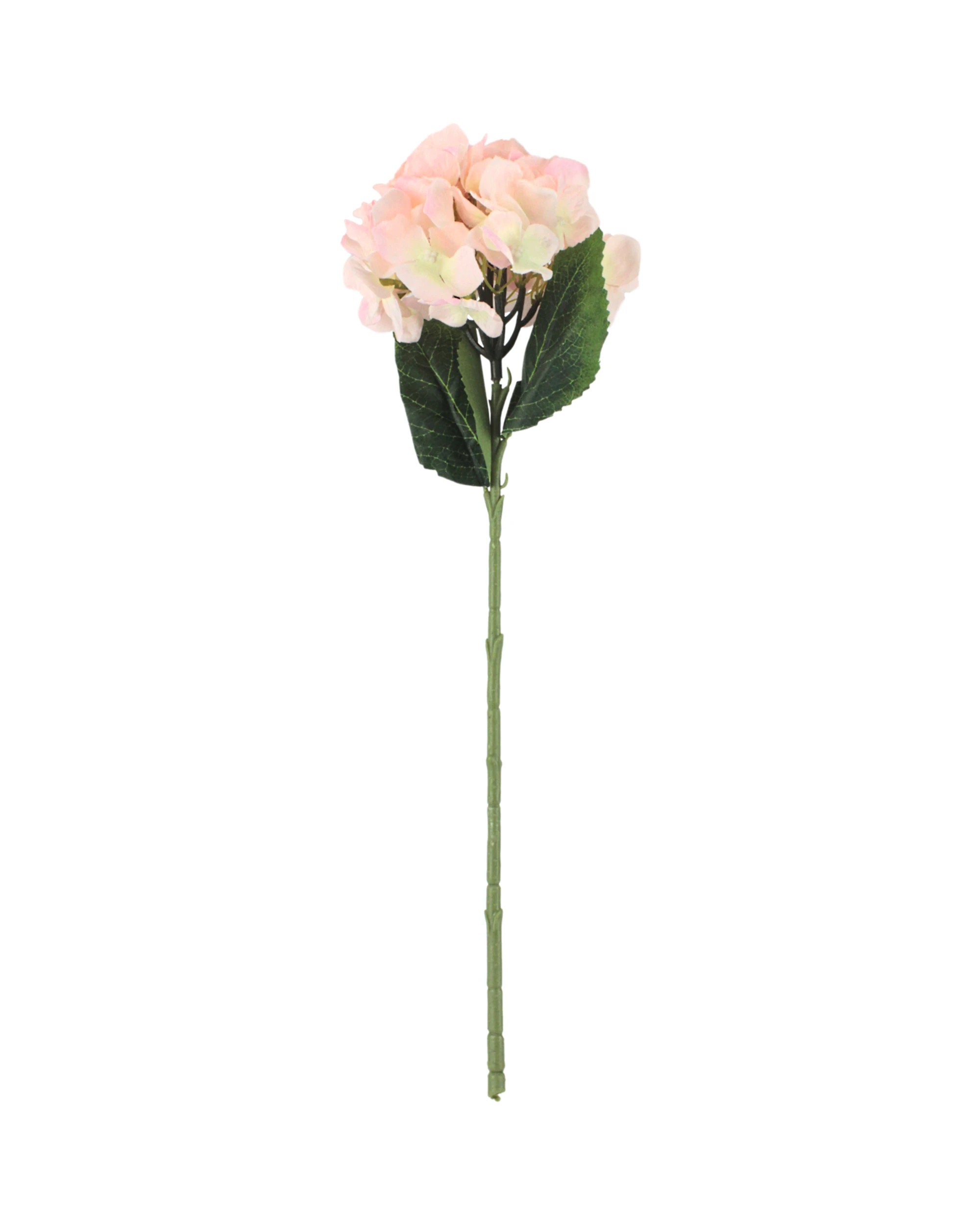 1 Gold Star Artificial Pastel Coloured Hydrangea 1 Stem - Pink, 1 of 2