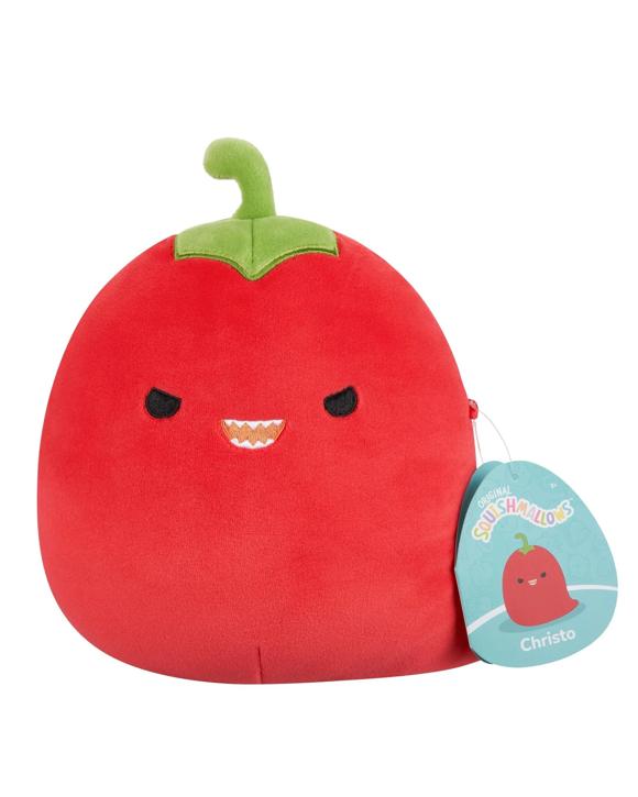 Squishmallows Christo the Chilli Pepper 7.5 inch Plush - Red