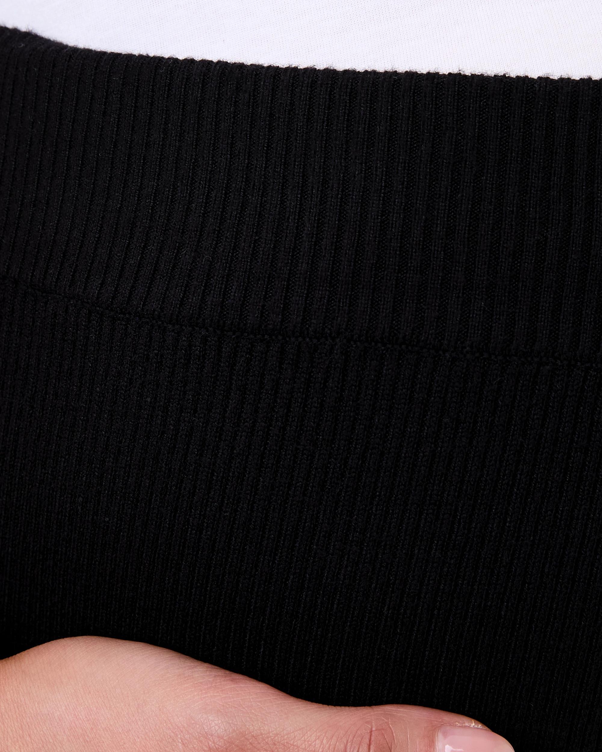 4 Maternity Knit Pants Black, 4 of 5