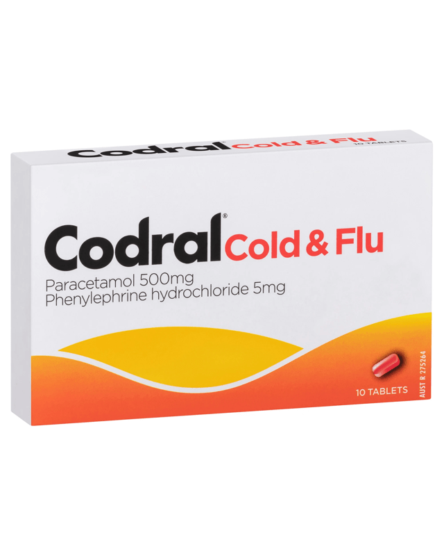 10 Pack Codral Cold & Flu Tab
