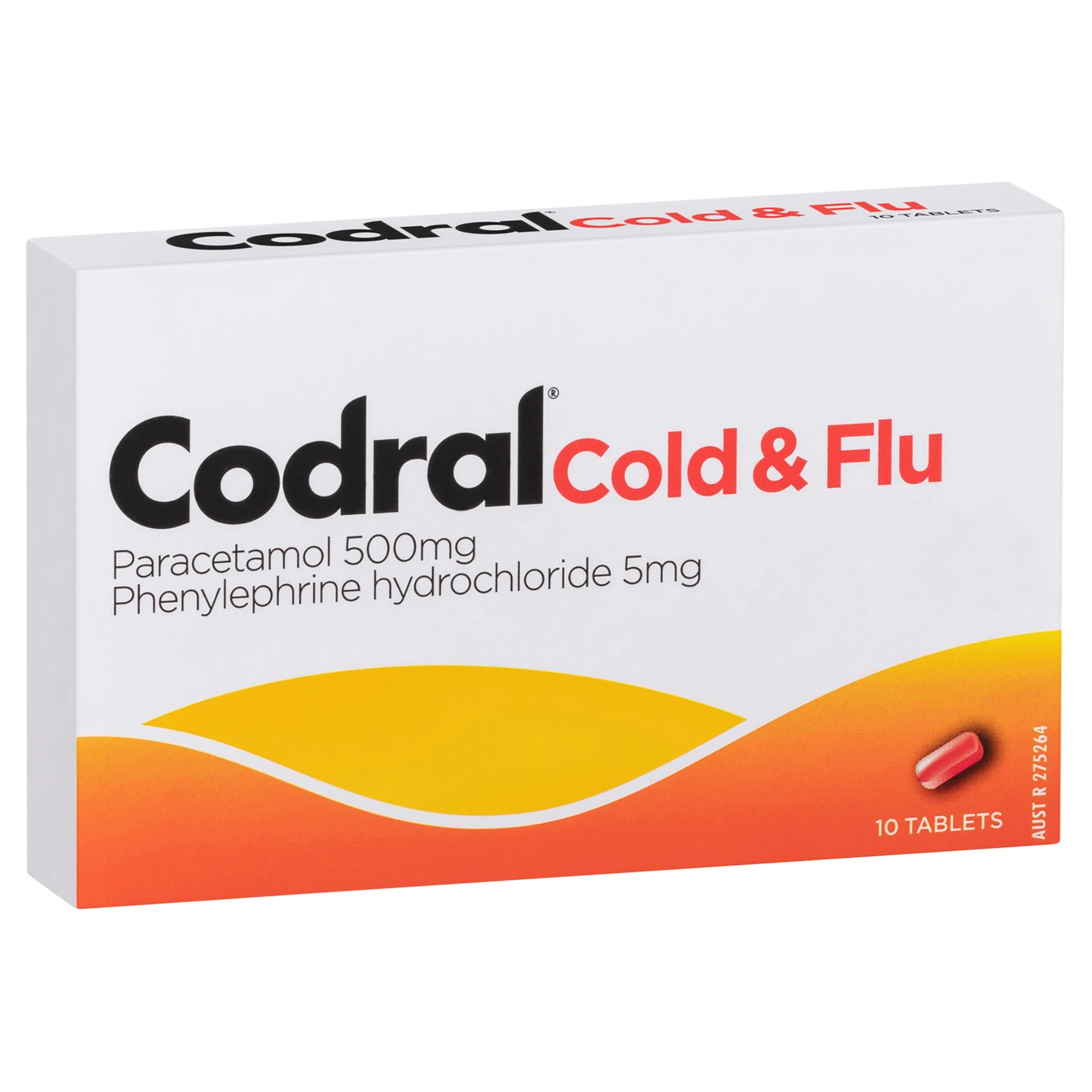 1 10 Pack Codral Cold & Flu Tablets, 1 of 4