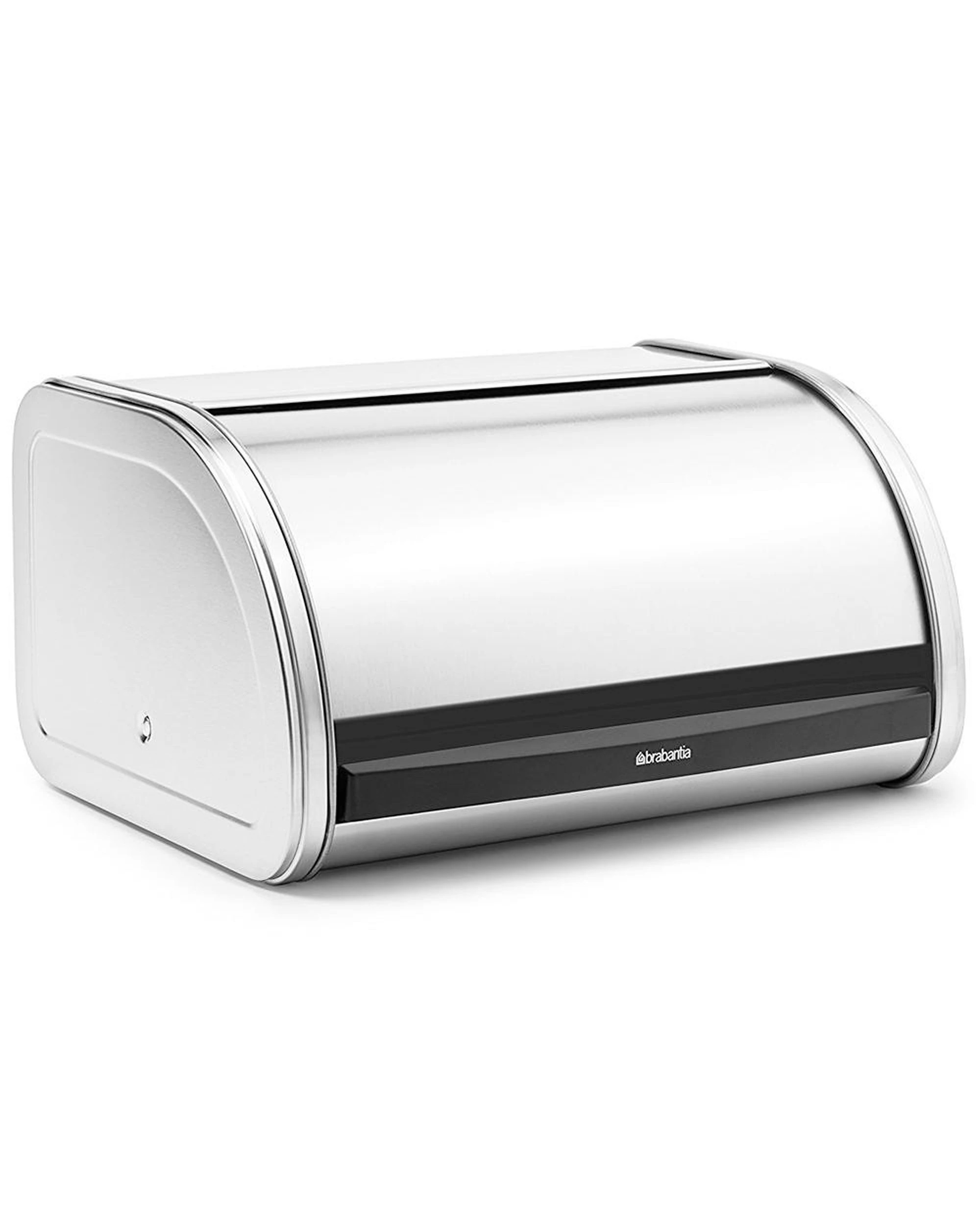 2 Brabantia Medium Roll Top Bread Bin Kitchen Bread Box Food Storage   Matte Steel, 2 of 4