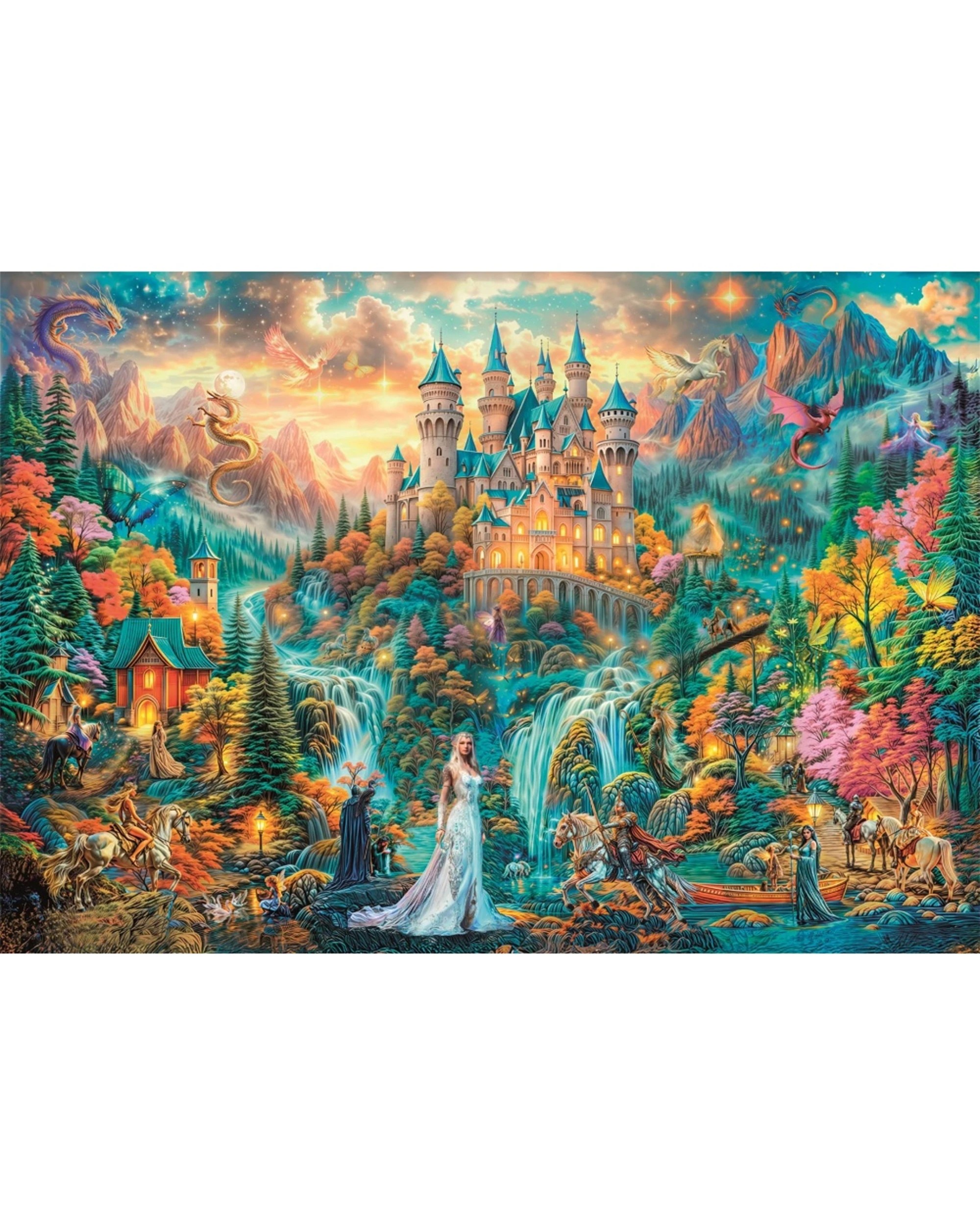 2 Clementoni Legends Of The Hidden Realm 2000 Piece Jigsaw Puzzle 97x67cm - Multi, 2 of 2