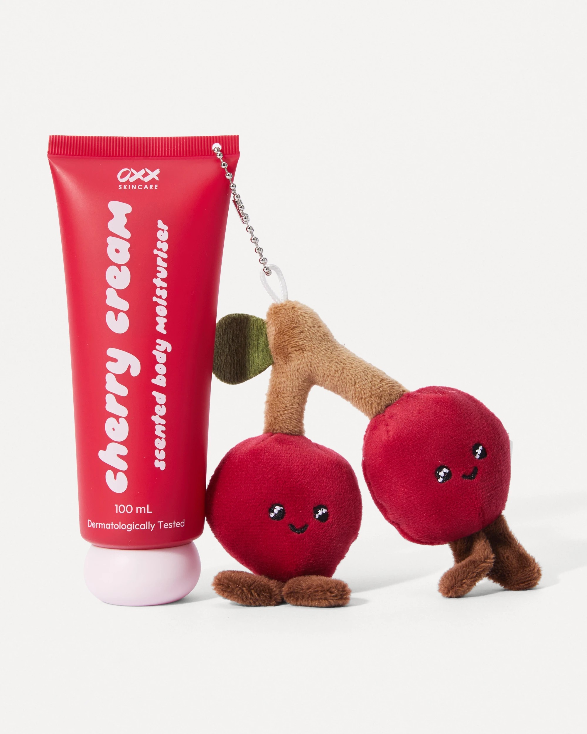 1 OXX Skincare Cherry Cream Scented Body Moisturiser 100ml, 1 of 5