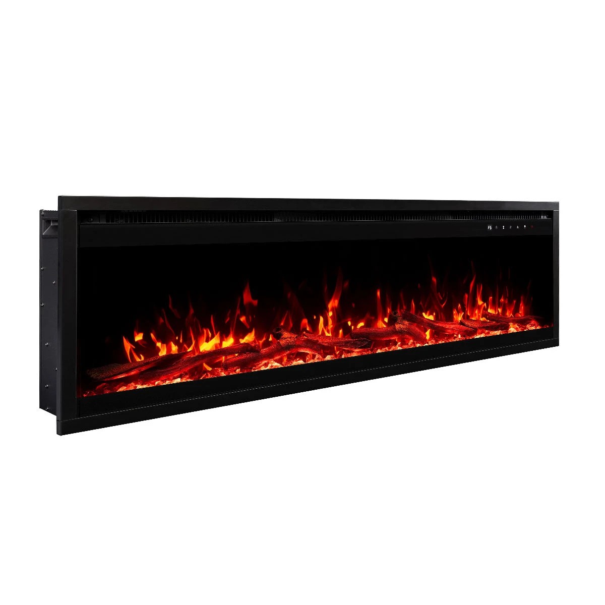 5 Moda Living Harmony 63 inch Electric Fireplace - Black, 5 of 5