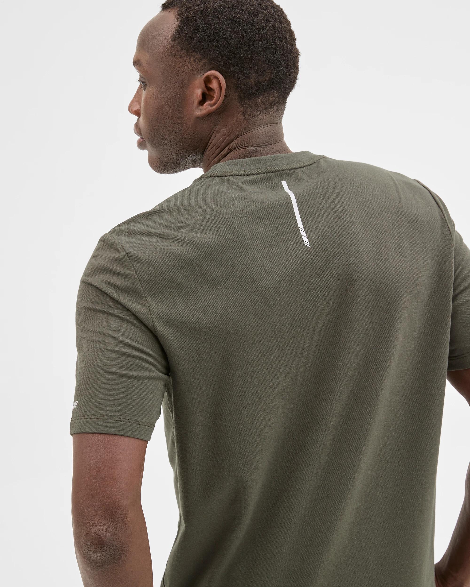 7 Target Active Australian Cotton Blend Active Training T-Shirt KHAKI, 7 of 7