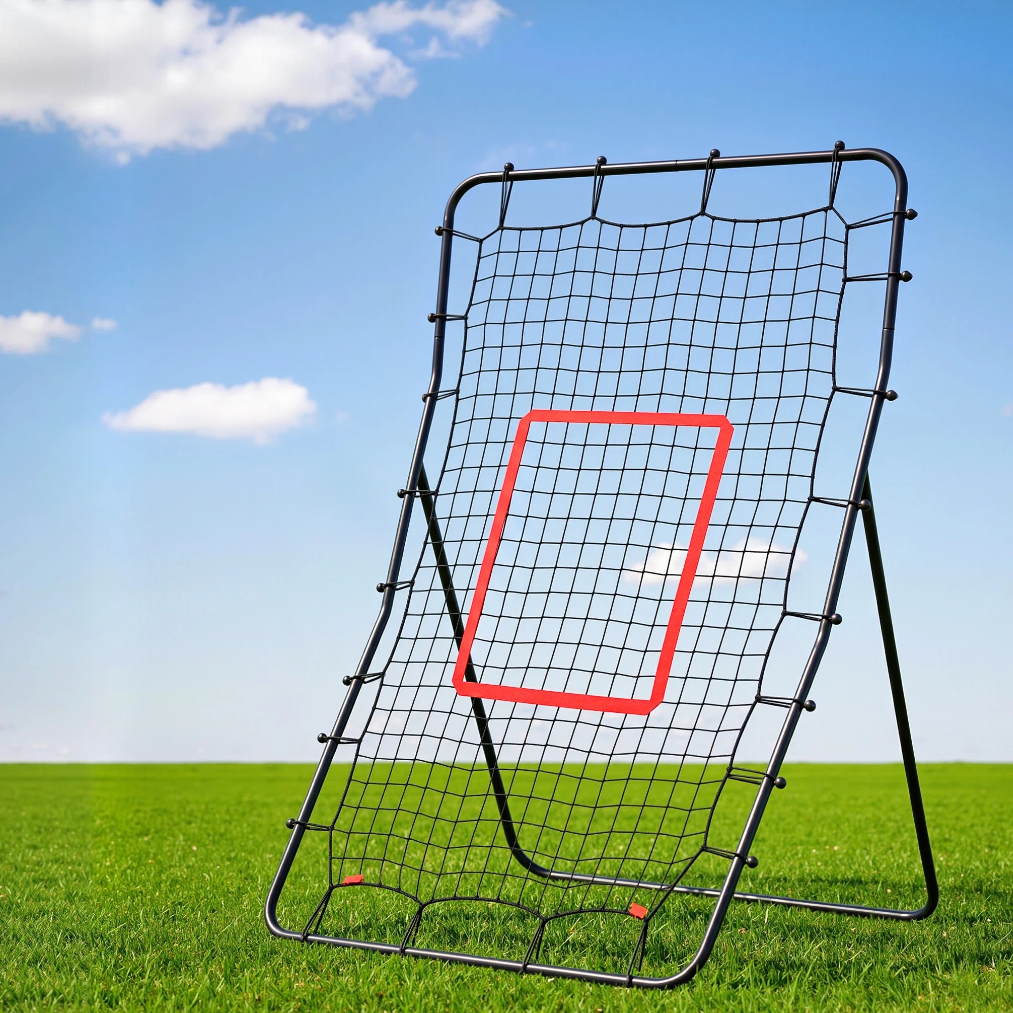 8 Everfit Baseball Rebounder Net Pitching Practice Target Screen 143cm - Black, 8 of 8