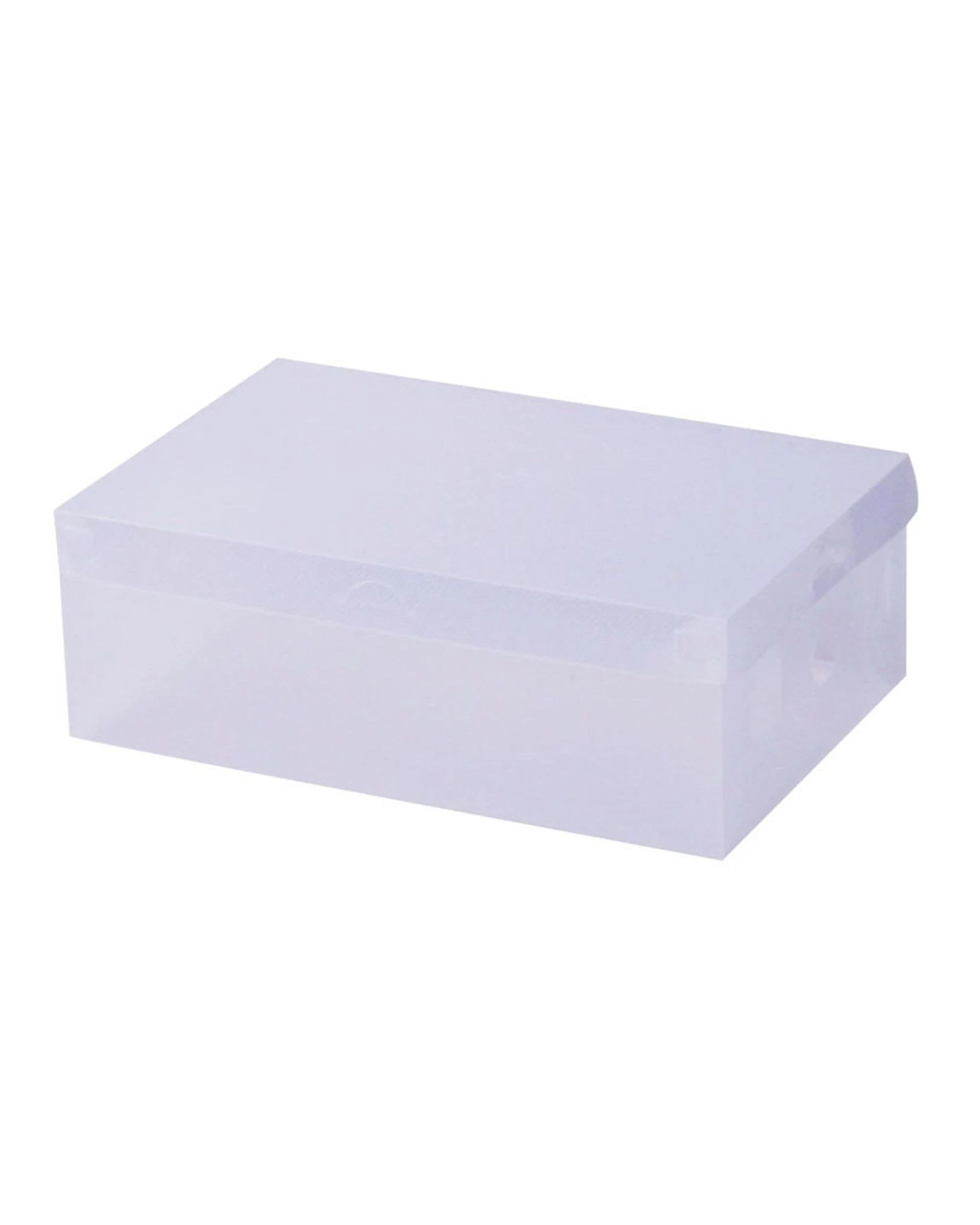 1 Artiss 20x Shoe Box Storage Clear Case Foldable Stackable
 - White, 1 of 8