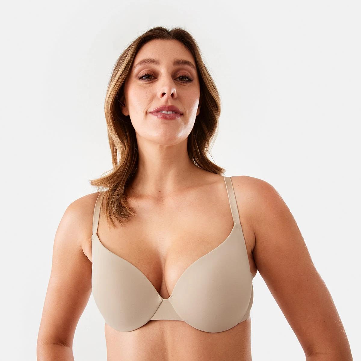 3 3 Pack Push-Up Bra ALMOND, WHITE, BLACK, 3 of 10