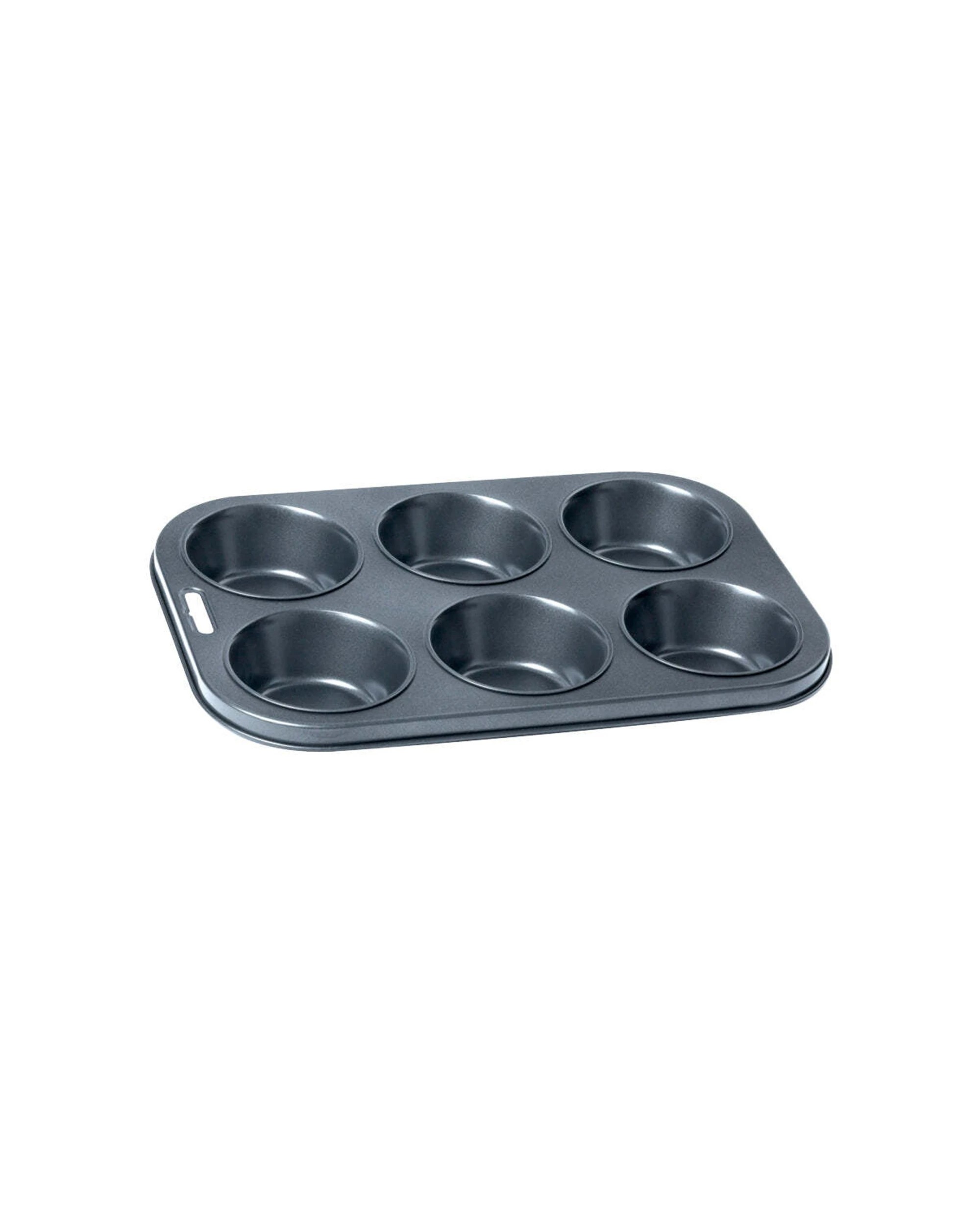 1 Wiltshire Easybake 6 Cup Cupcake Muffin Pan Oven Safe Baking Tray Non Stick Dishwasher Safe - Natural, 1 of 2