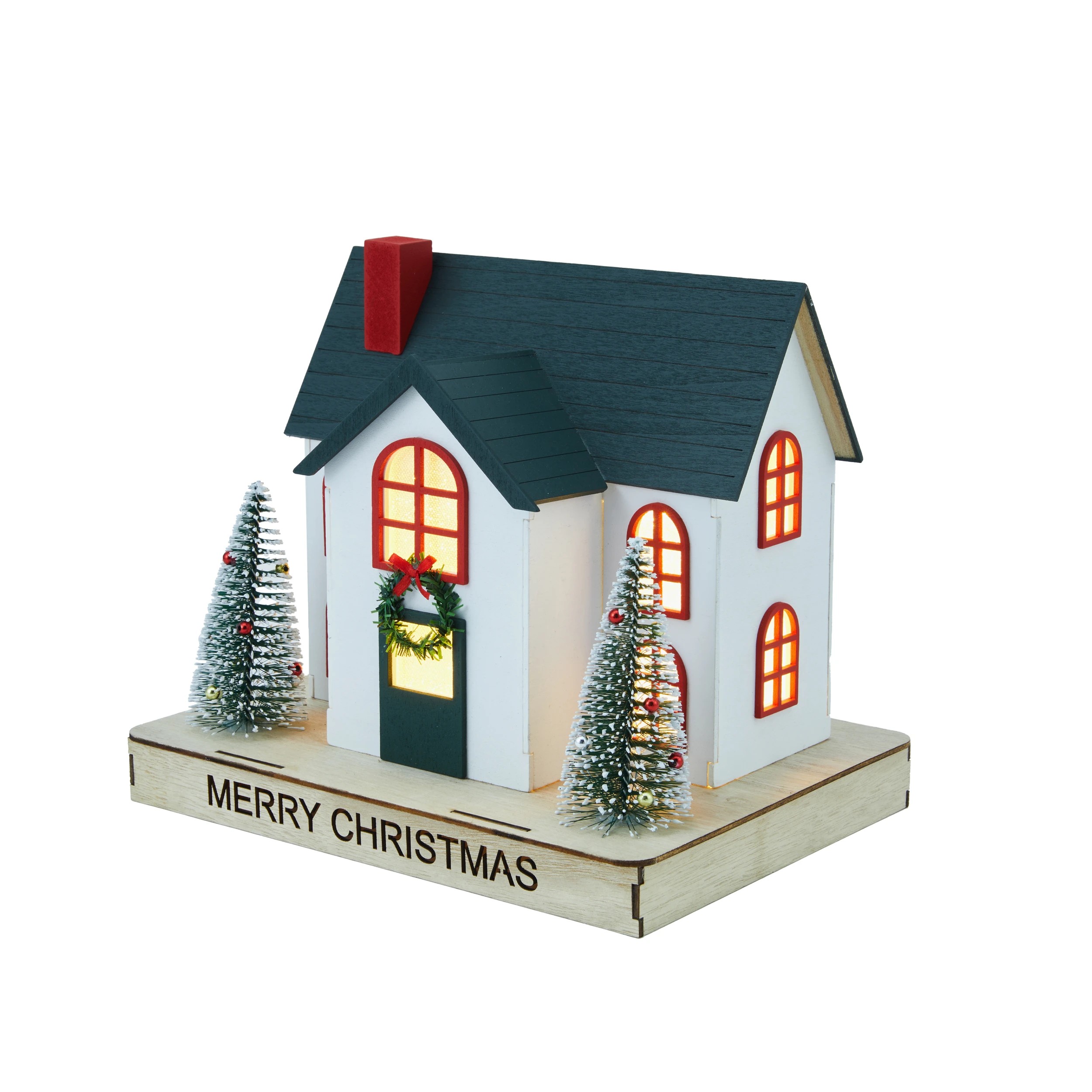 2 Light Up Christmas House, 2 of 6
