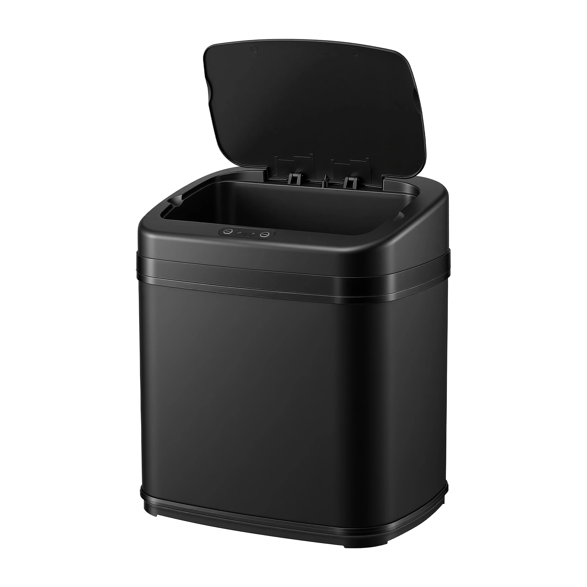 1 Devanti 15L Motion Sensor Bin Touchless Bins Soft-Close Rubbish Trash Can - Black, 1 of 9