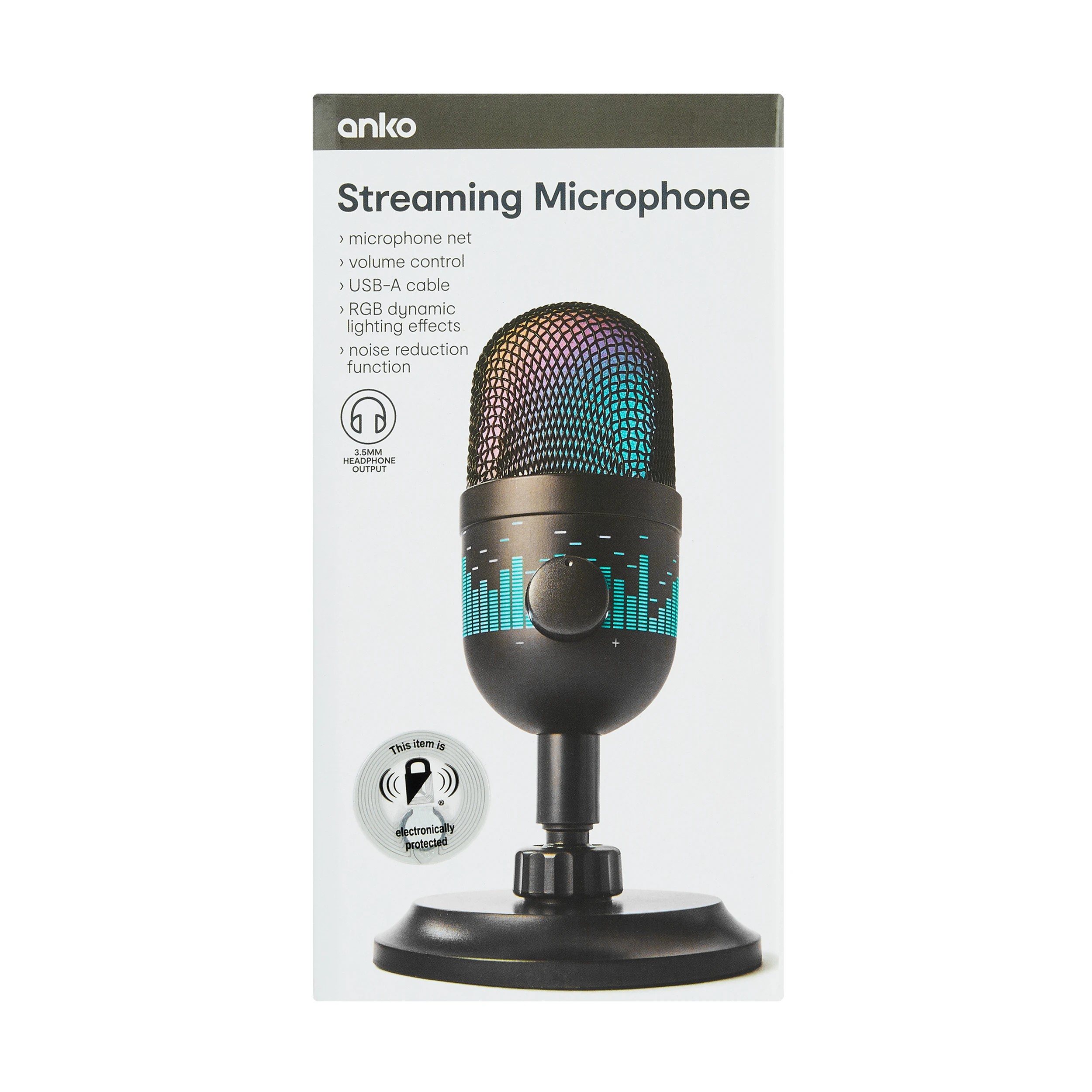 10 Streaming Microphone - Black, 10 of 10