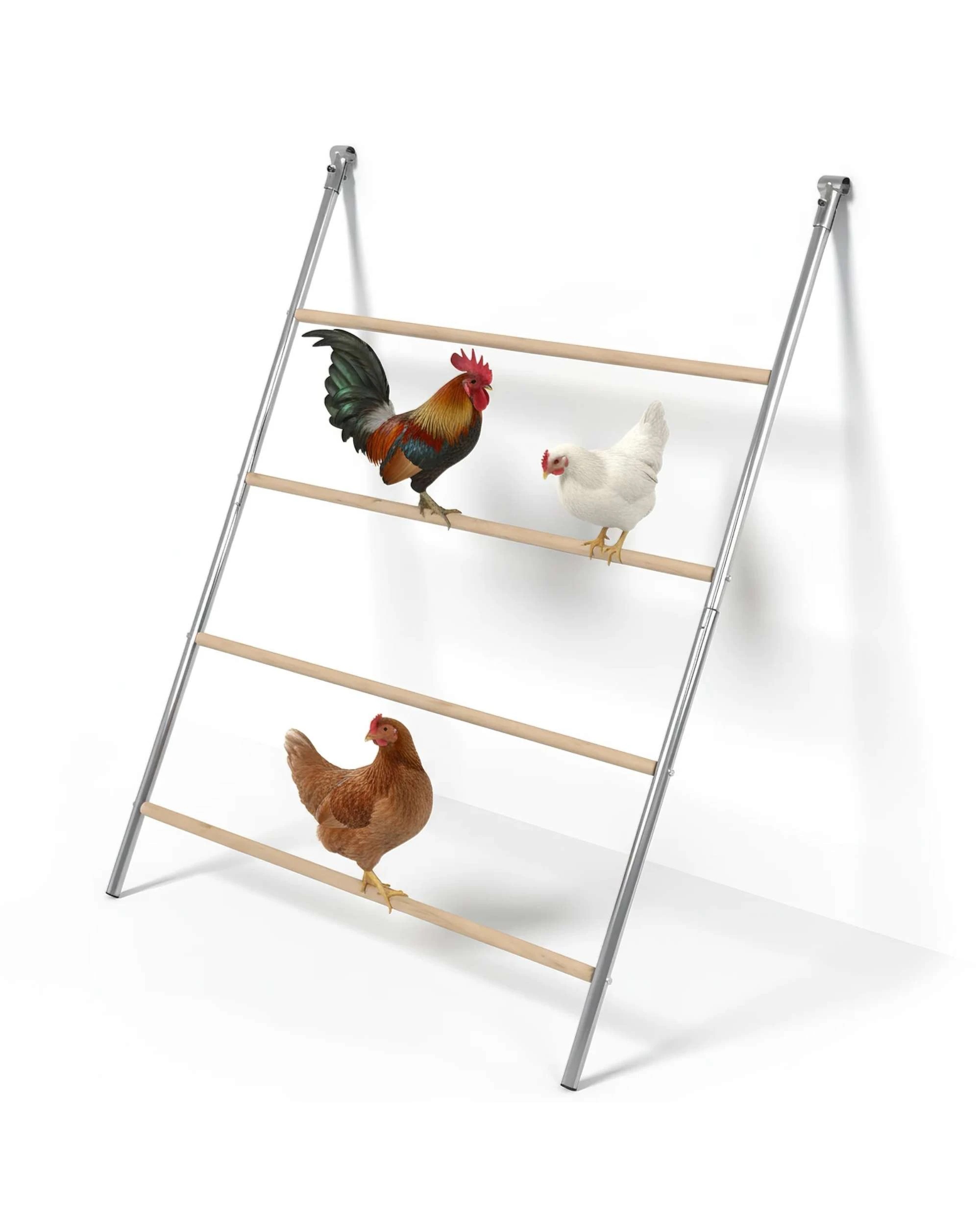 1 Advwin Chicken Roosting Perch Large Chicken Perch Roosting Ladder Bars for Coop, 1 of 7