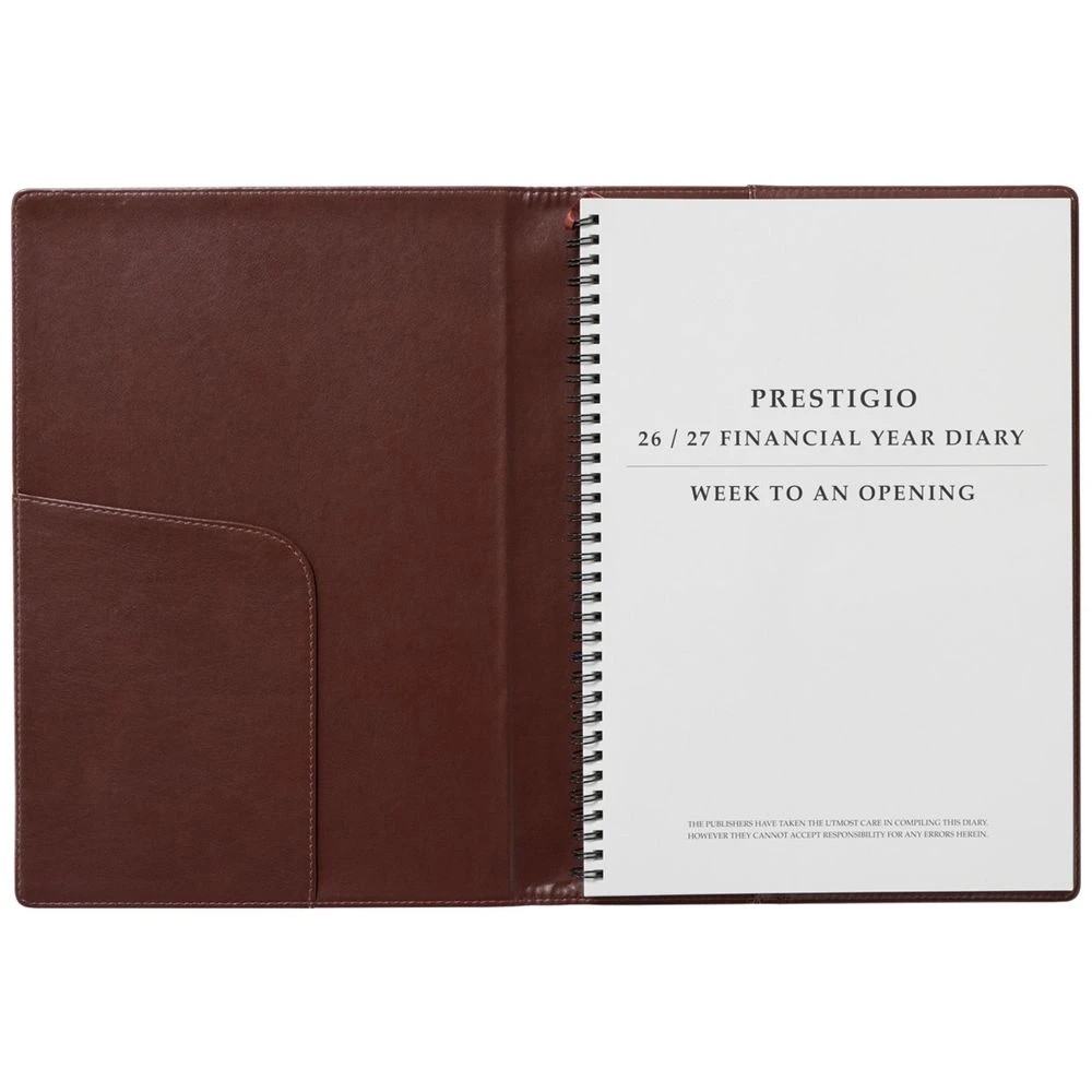 3 J.Burrows A4 Week to View Executive FY26/27 Diary Tan, 3 of 7