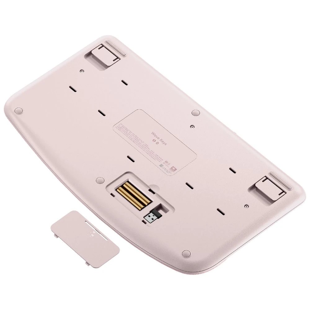 8 Logitech Wave Keys Ergonomic Wireless Keyboard Rose, 8 of 9