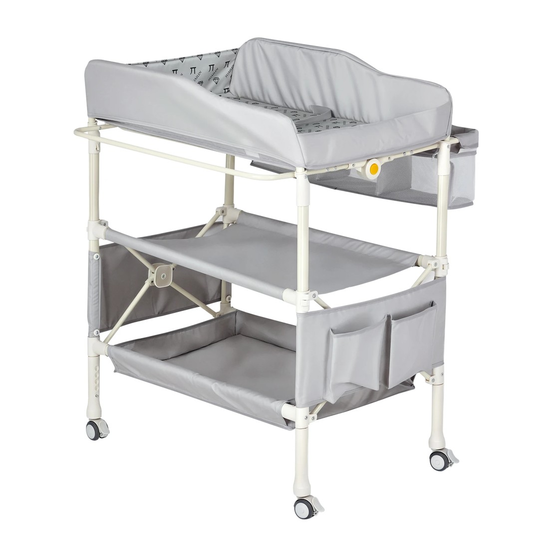 4 Advwin Changing Table Nursery Furniture with Side Pocket, 4 of 10