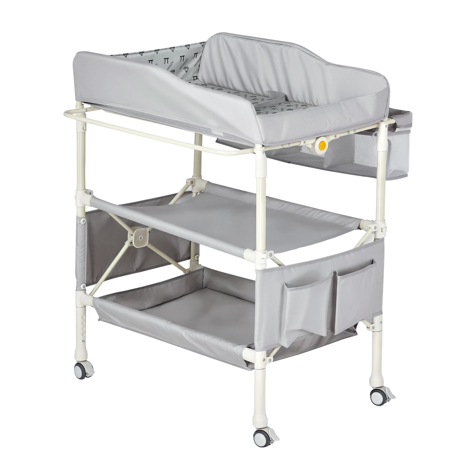 4 Advwin Changing Table Nursery Furniture with Side Pocket, 4 of 10