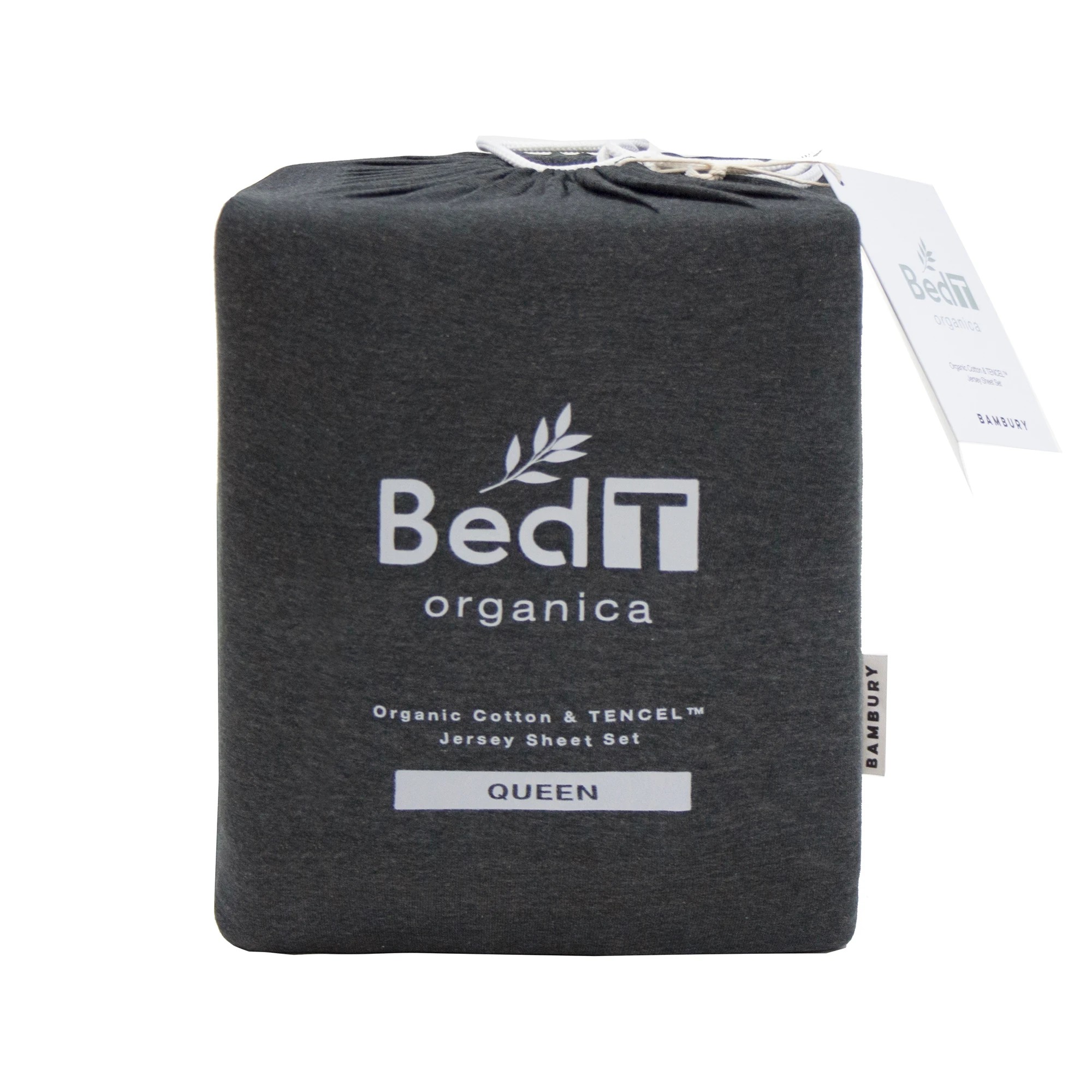 2 Bambury BedT Organica Organic Cotton Tencel Blend Jersey Knit Sheet Set, 2 of 3