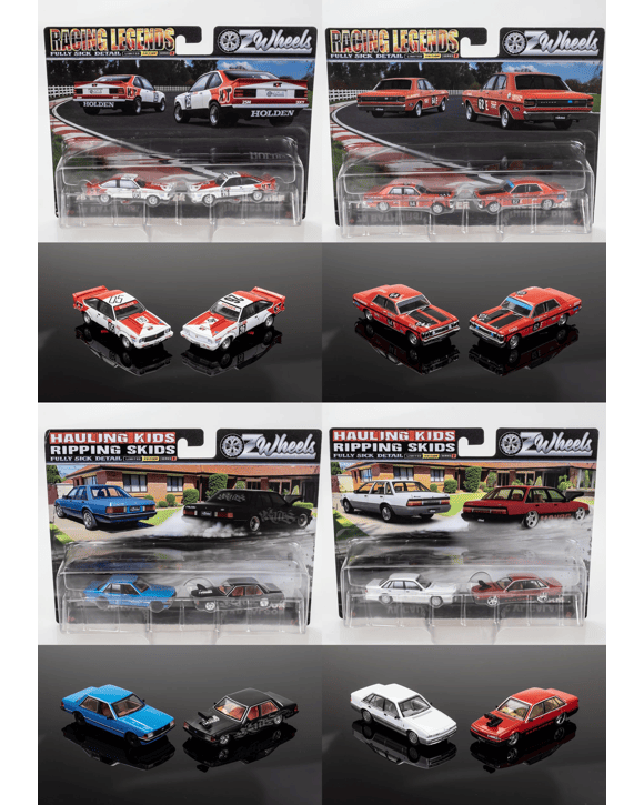 2 Pack OZ Wheels 1:64 Scale Series 1 Diecast Vehicle Set - Assorted