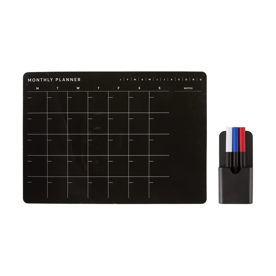 1 Monthly Magnetic Planner - Black, 1 of 8