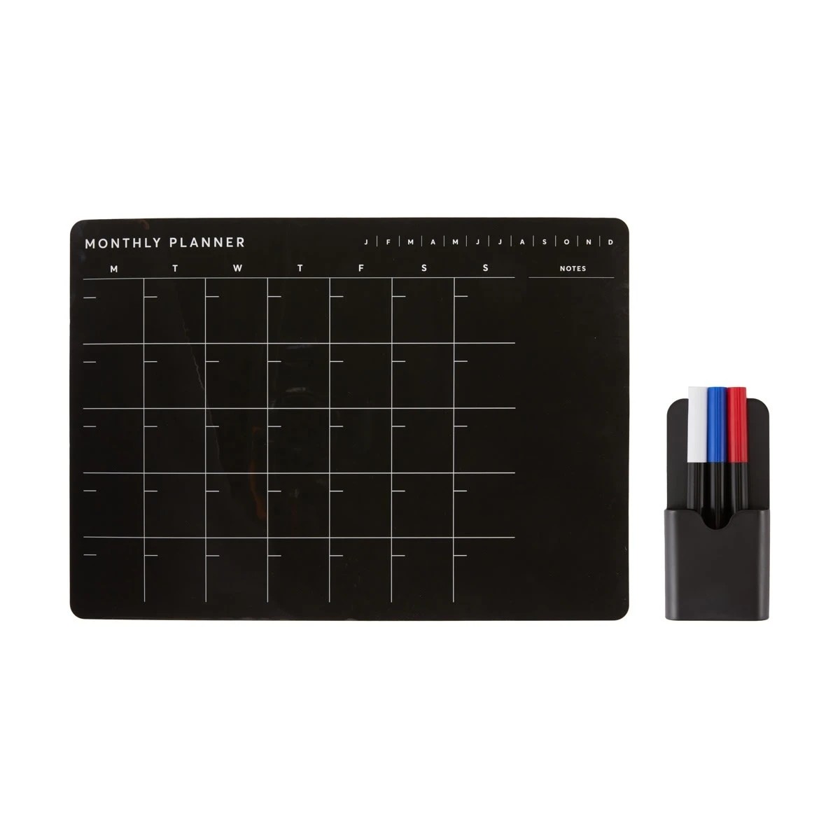 1 Monthly Magnetic Planner - Black, 1 of 8