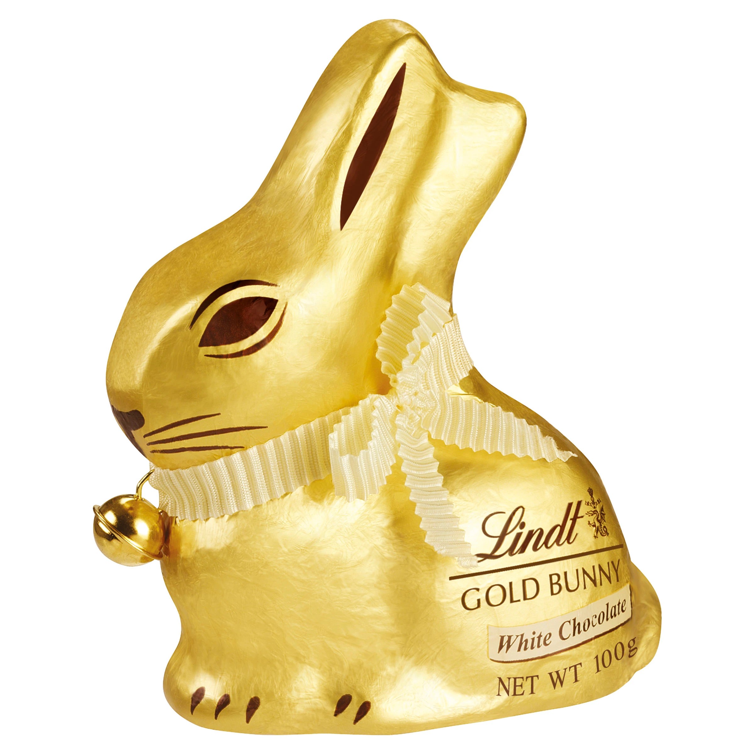 1 Lindt White Chocolate Gold Bunny 100g, 1 of 7