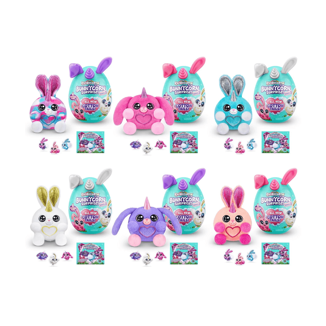 1 Rainbocorns Bunnycorn Surprise Series 2 by ZURU - Assorted* - Multi, 1 of 10