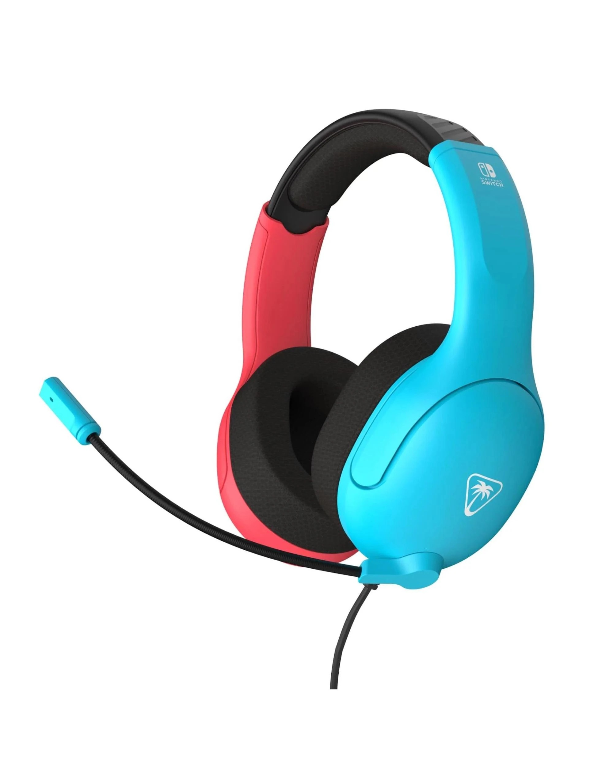 1 Turtle Beach Airlite Fit Wired Gaming Headset for Nintendo Switch - Neon Blue and Red - Multi, 1 of 7