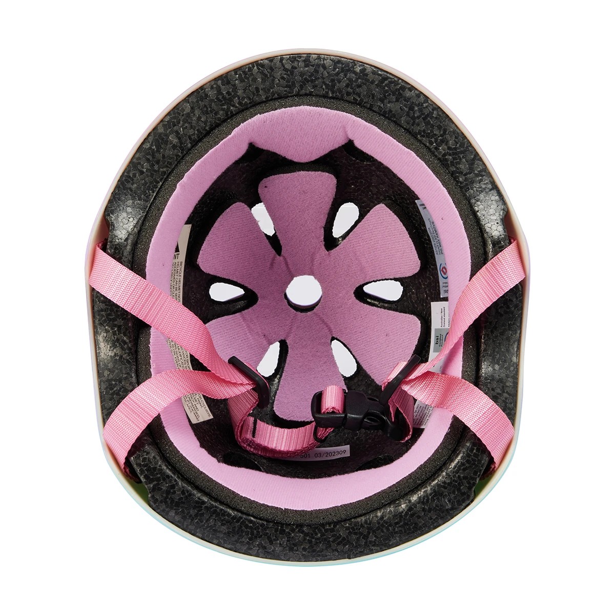 5 Junior Skate Helmet - Small, Pink Ombre, 5 of 8