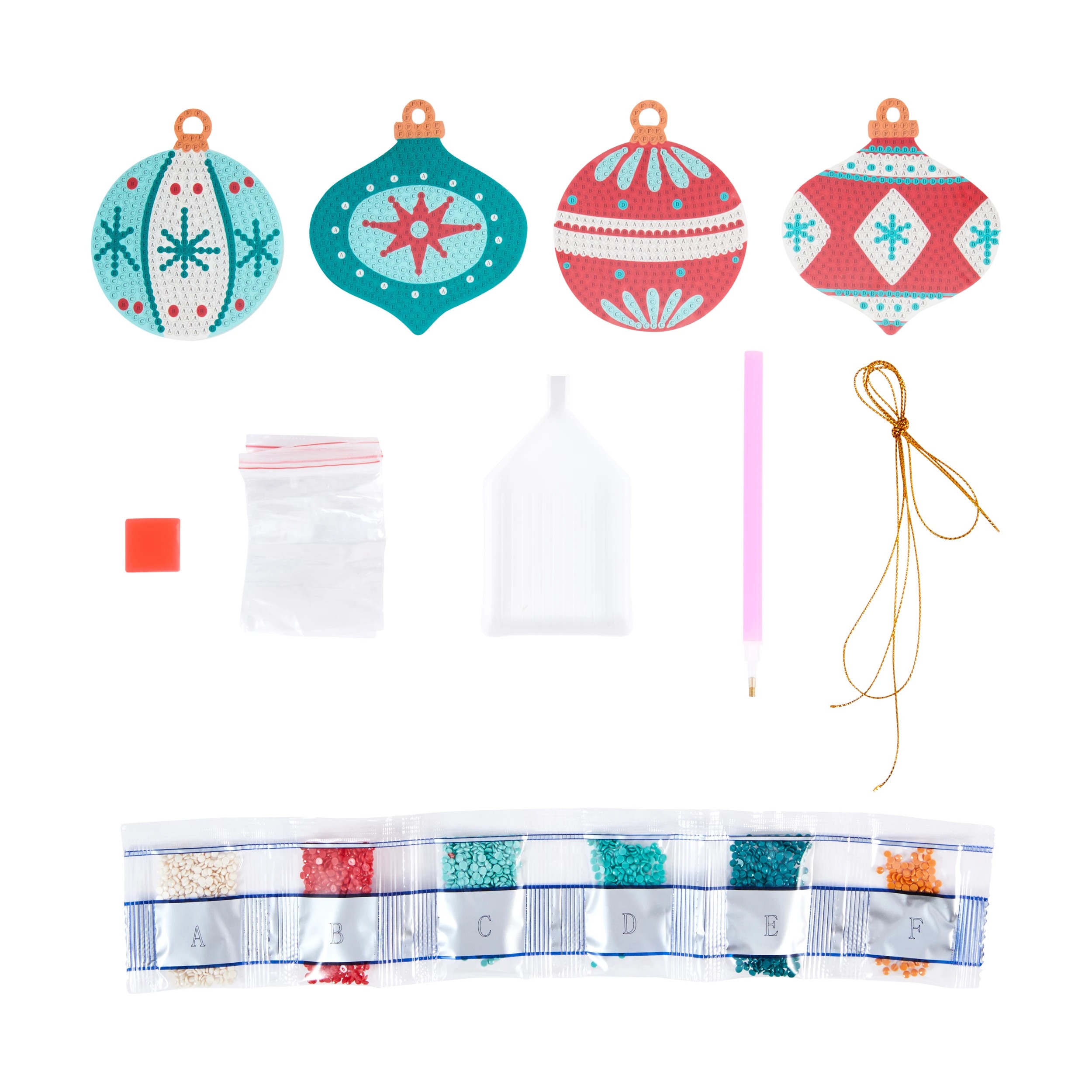 2 DIY Gem Art Ornament Kit, 2 of 3