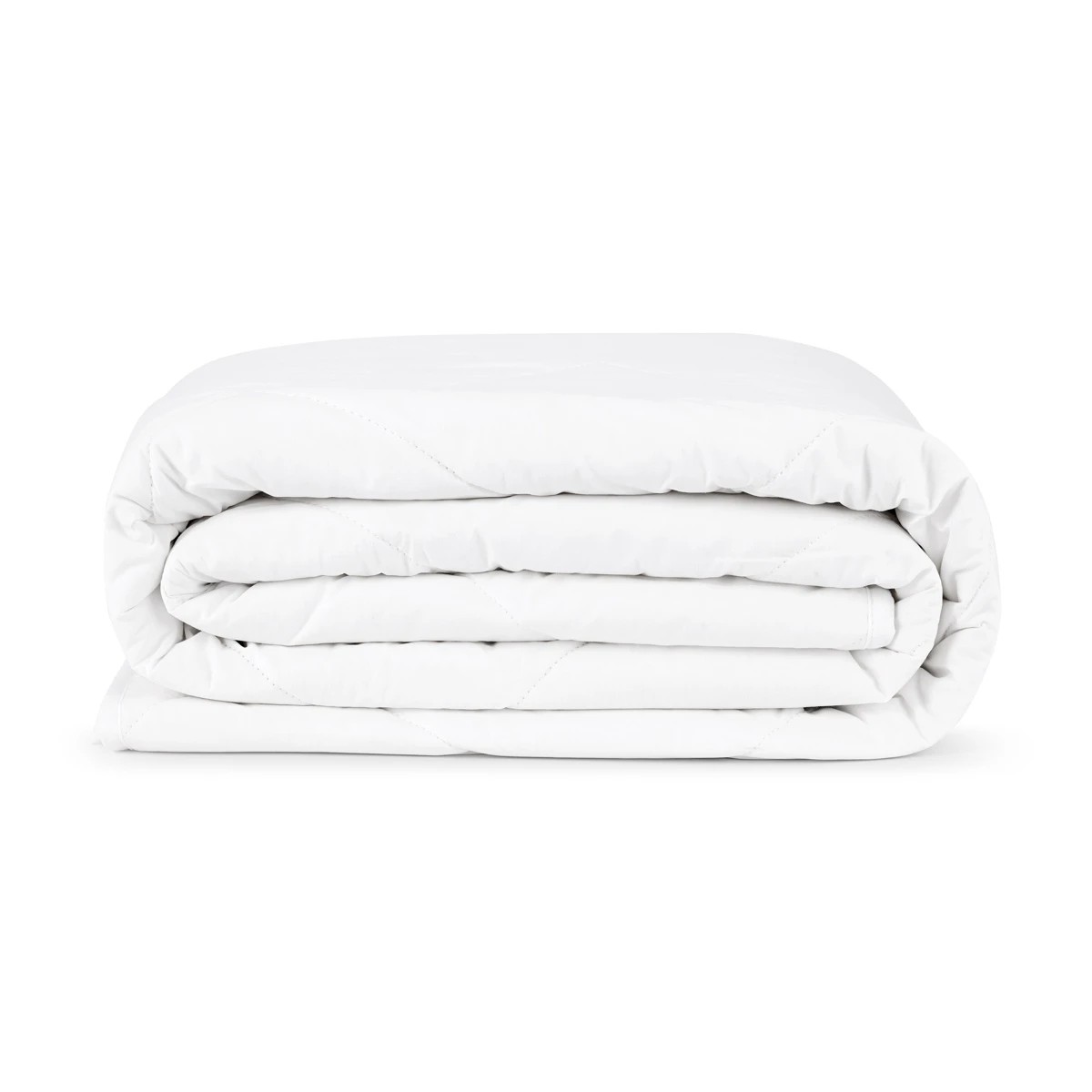 2 Low Warmth Summer Cotton Wool Quilt - Queen Bed, White, 2 of 4