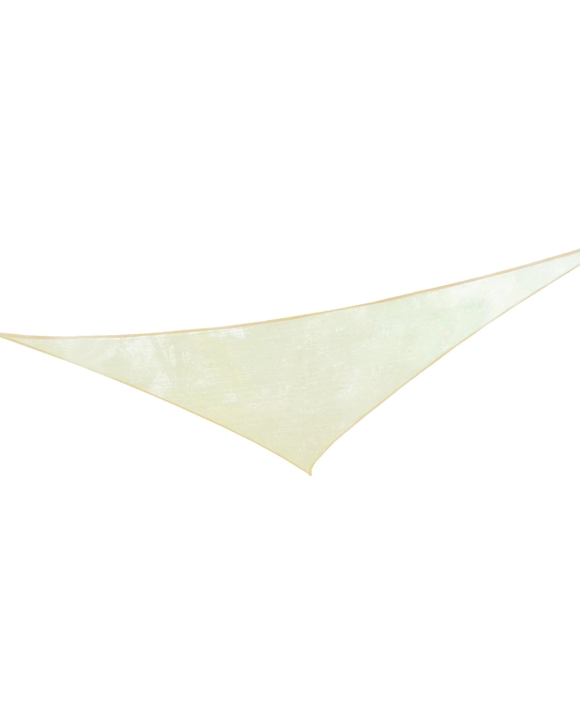 1 Wallaroo Waterproof 160GSM Outdoor Sun Shade Sail Canopy 3.6m Triangle - Yellow, 1 of 4