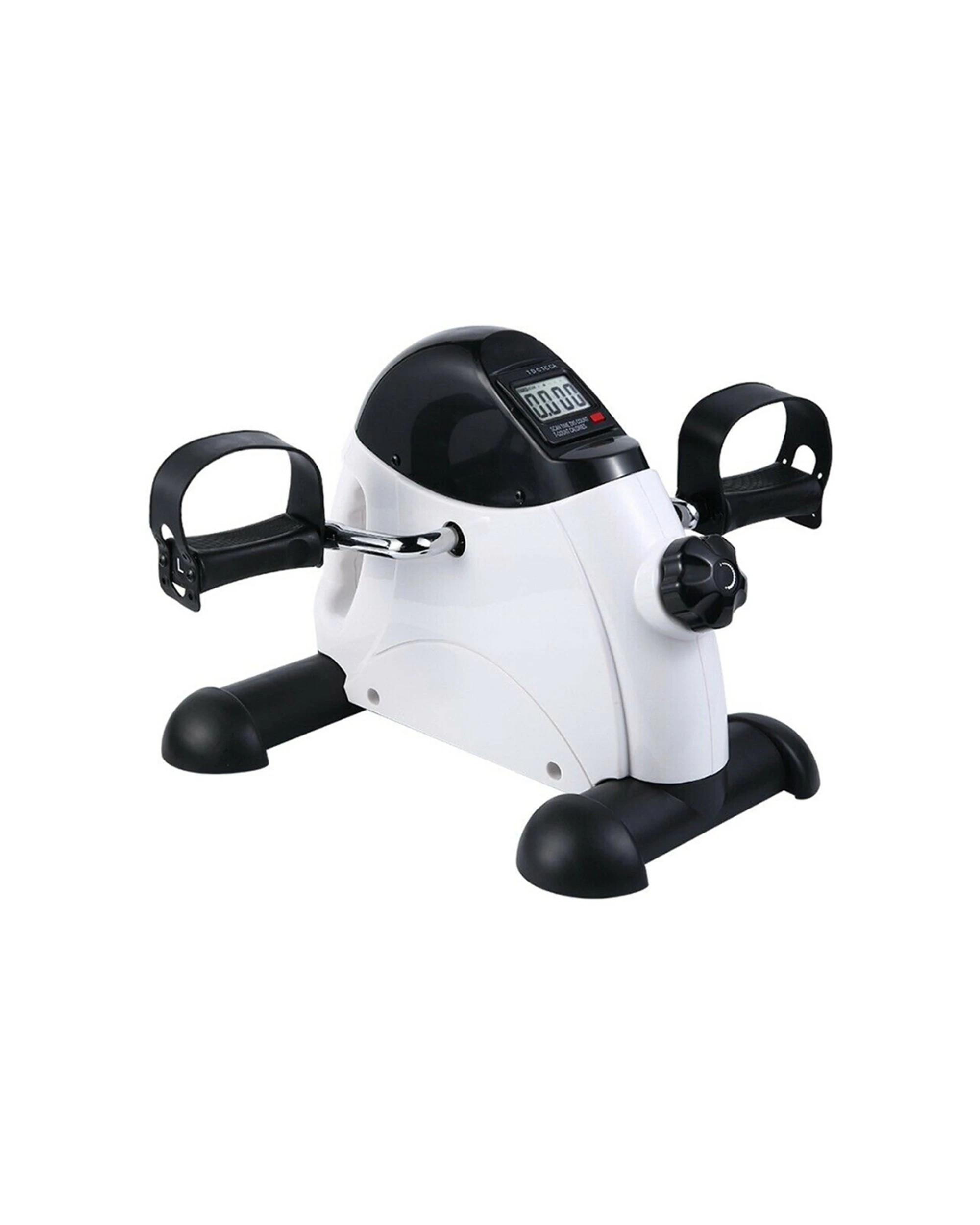 1 Hacienda Pedal Exerciser Portable Design LCD Monitor Adjustable Tension - White, 1 of 8