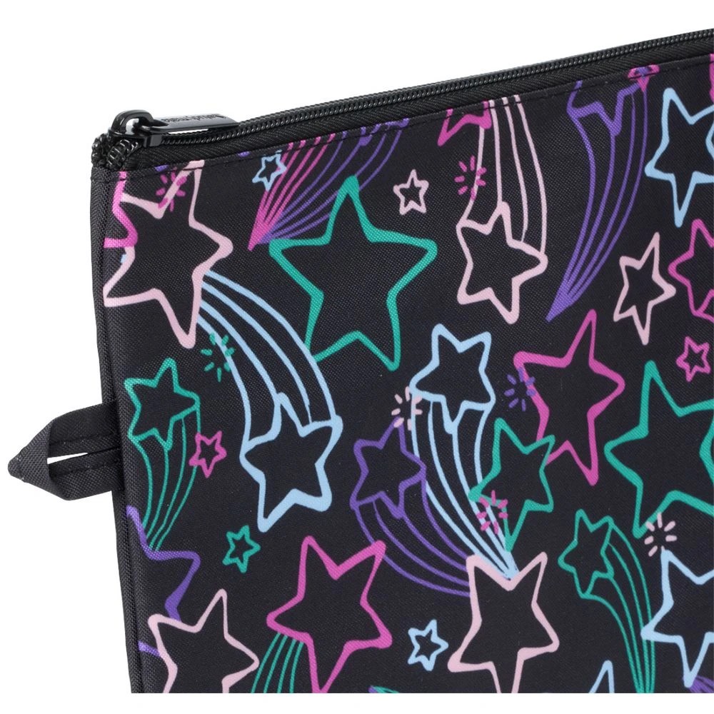 3 Studymate Medium Single Zip Pencil Case Stars, 3 of 3