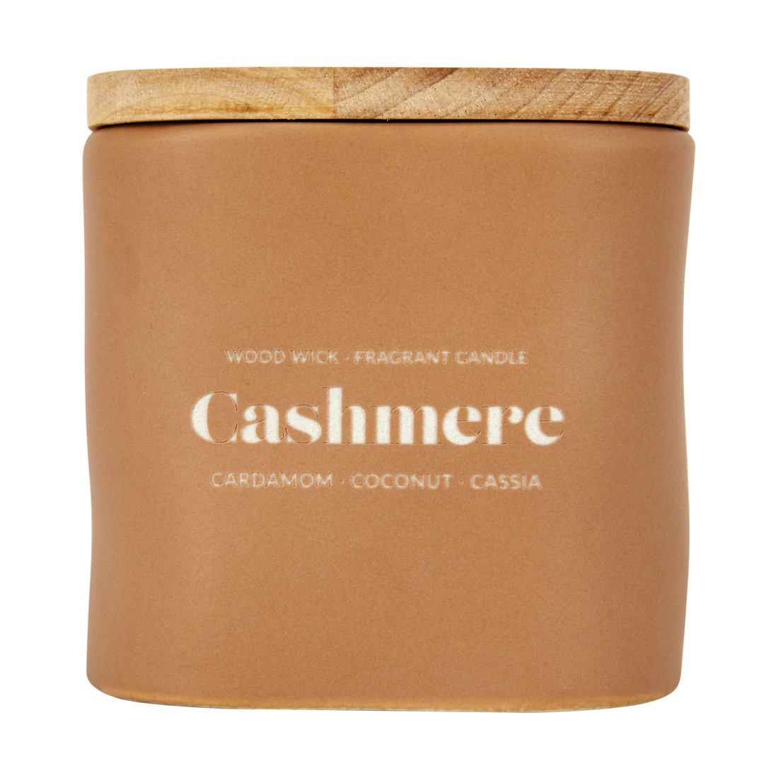 1 Cashmere Wood Lid Fragrant Candle, 1 of 4